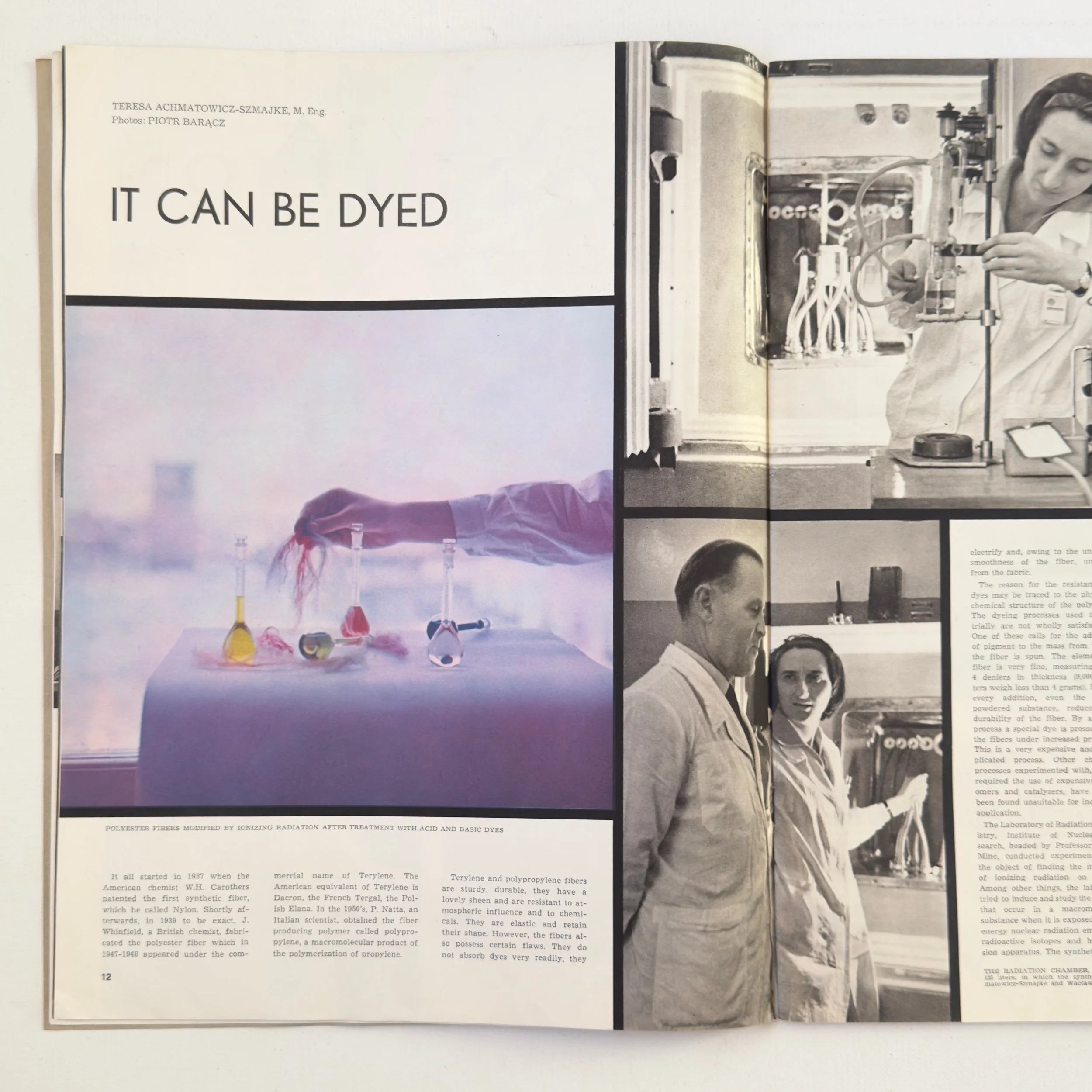 Original vintage 1965 Poland Magazine, with cover designed by Franciszek Baracz