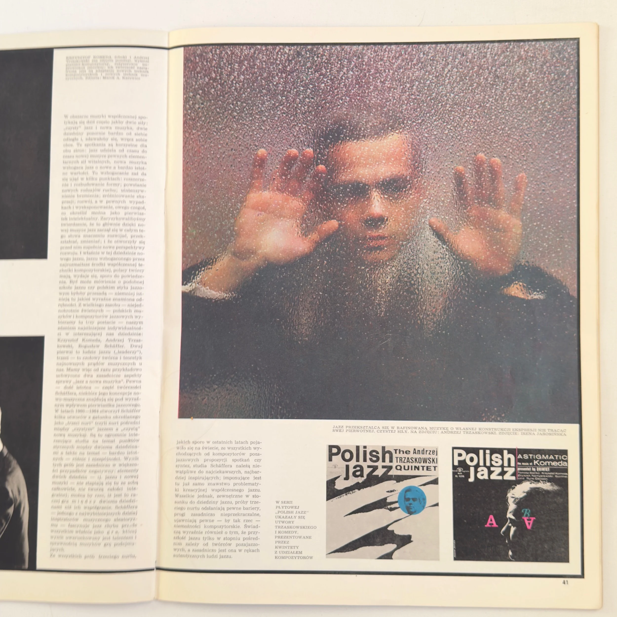 Vintage Polska Magazine, with cover ‘Travels' Podroze designed by Marian Stachurski in 1968