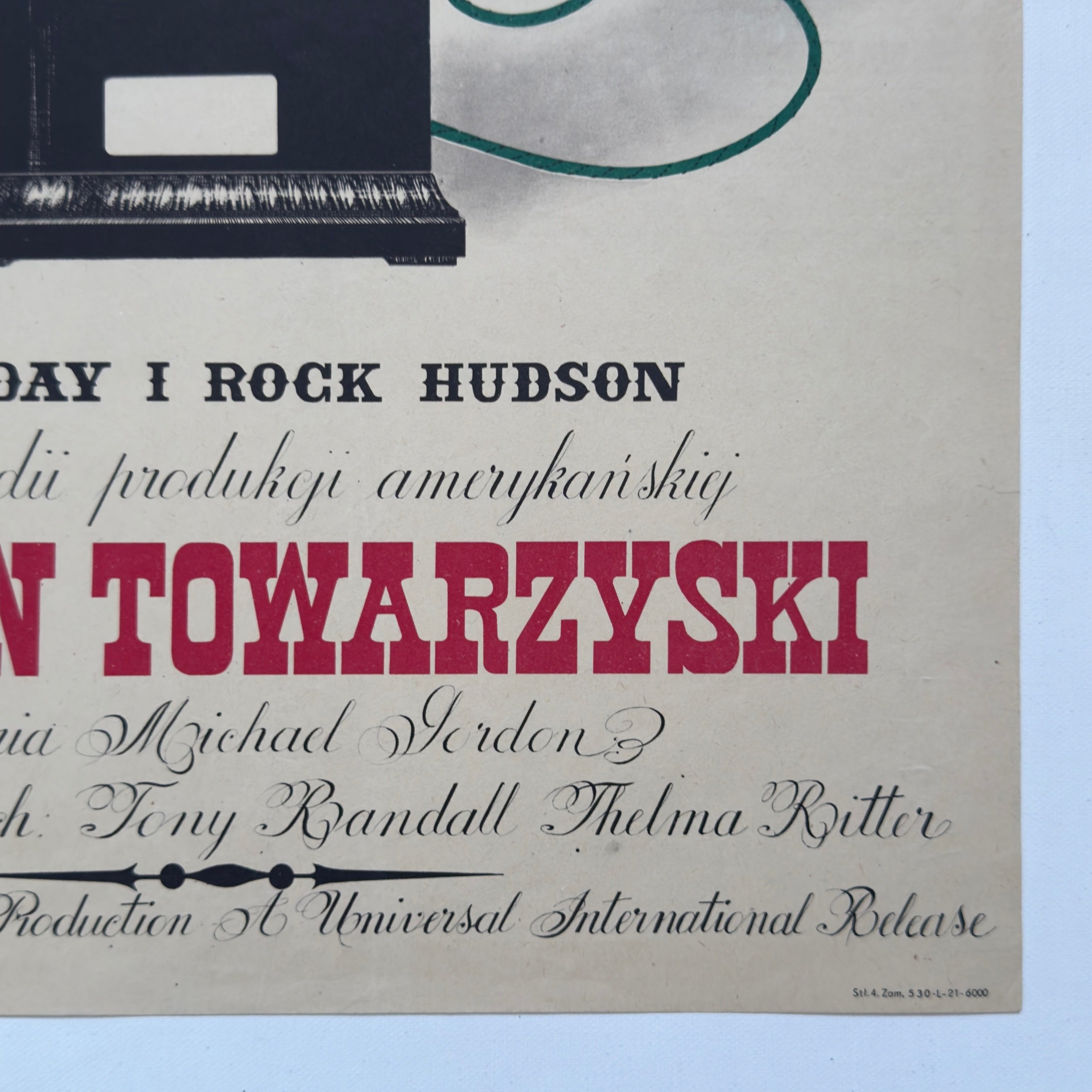 Maria Niklewska Telefon Towarzyski 1963 Polish Film poster