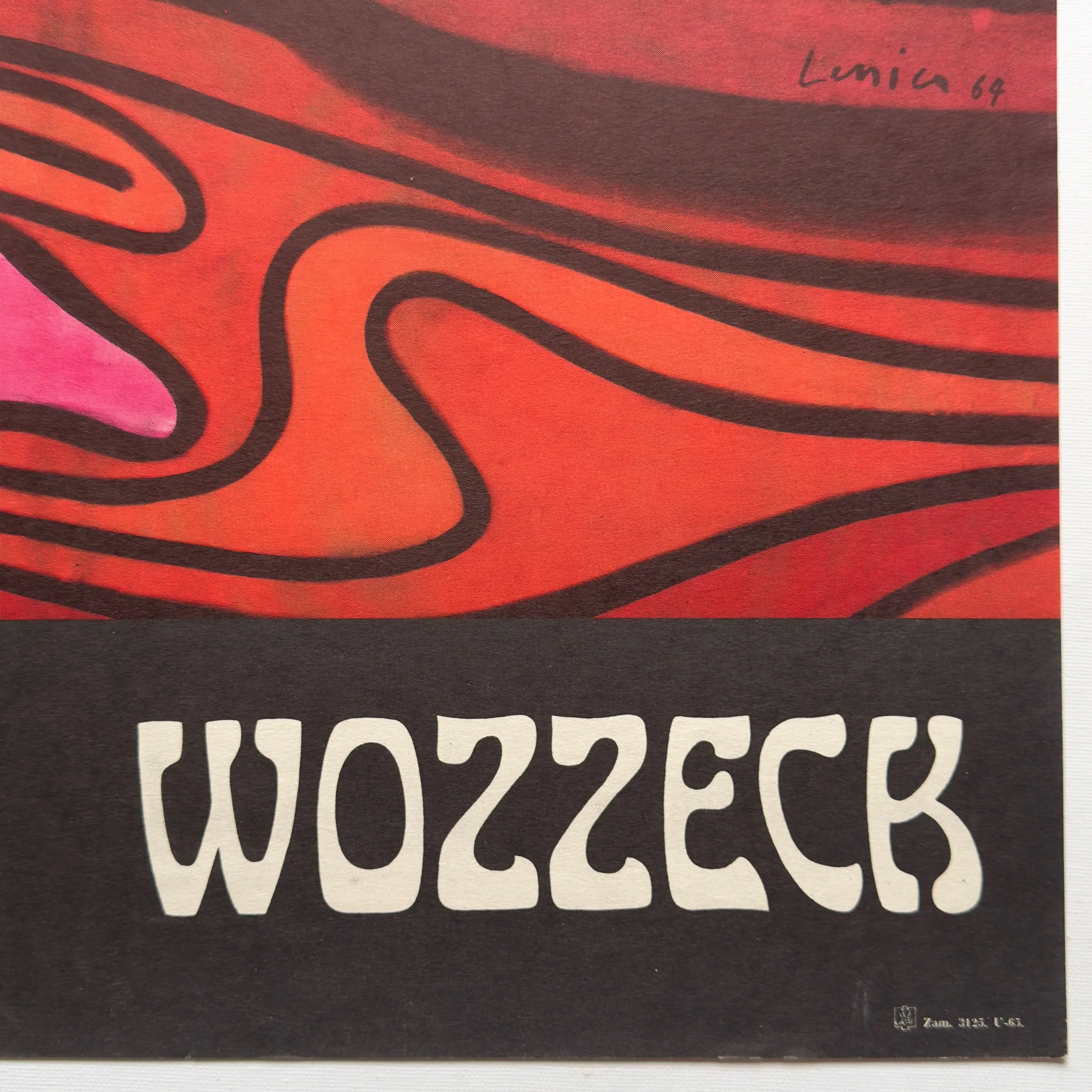 Wozzeck Polish Poster by Jan Lenica 1965
