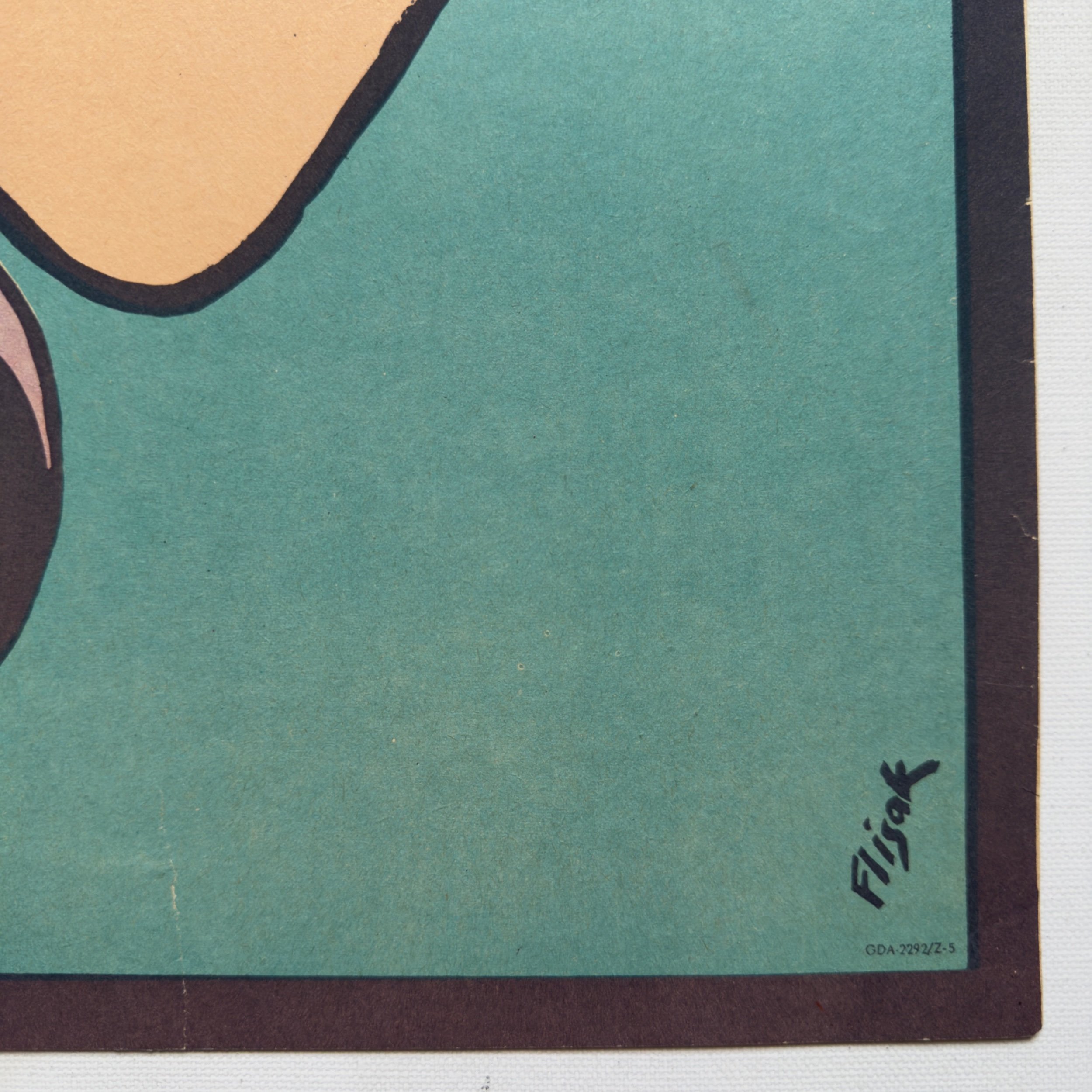 Kto Chce Zabic Jessii Vintage Polish Poster by Jerzy Flisak 1967 Who Wants to Kill Jessie