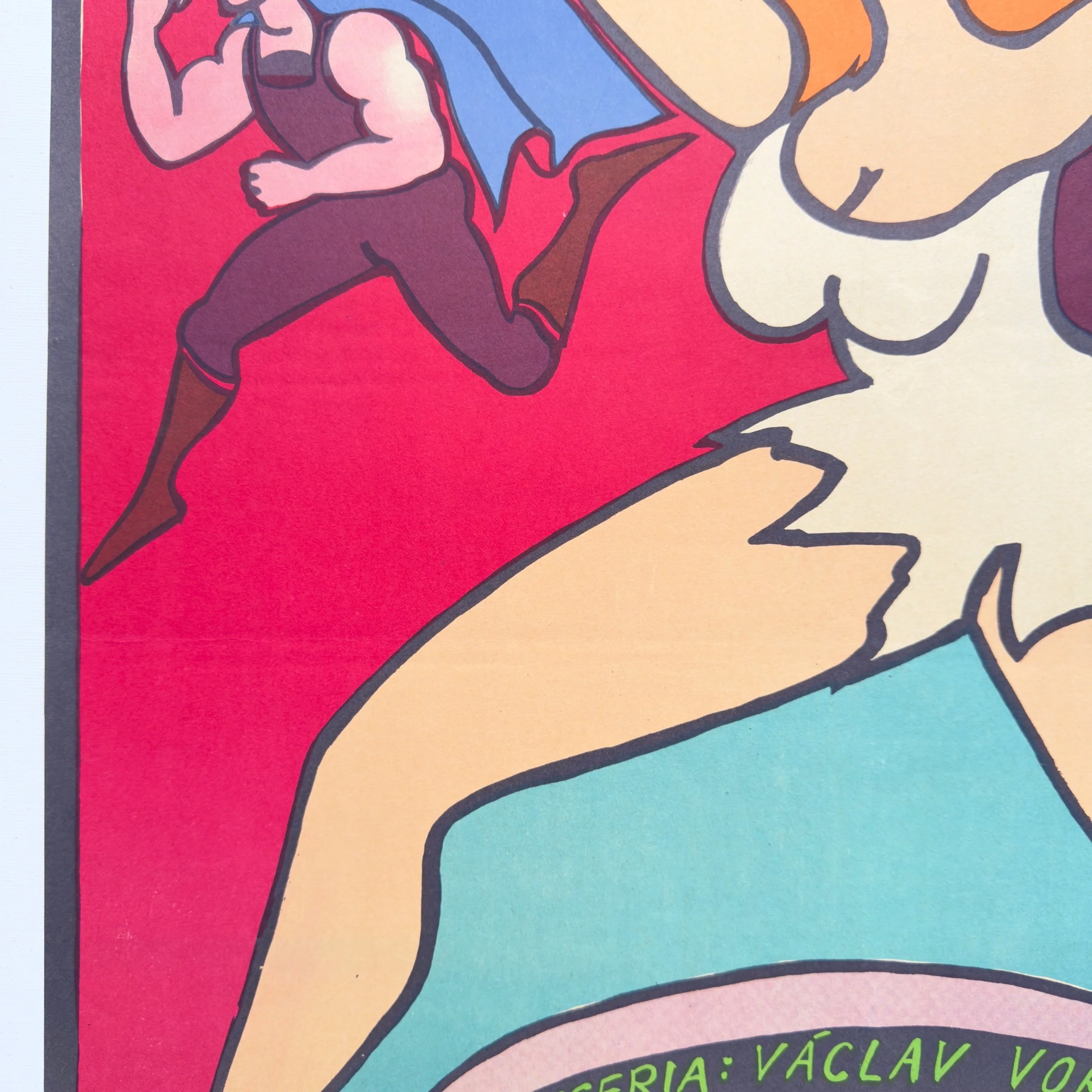 Kto Chce Zabic Jessii Vintage Polish Poster by Jerzy Flisak 1967 Who Wants to Kill Jessie