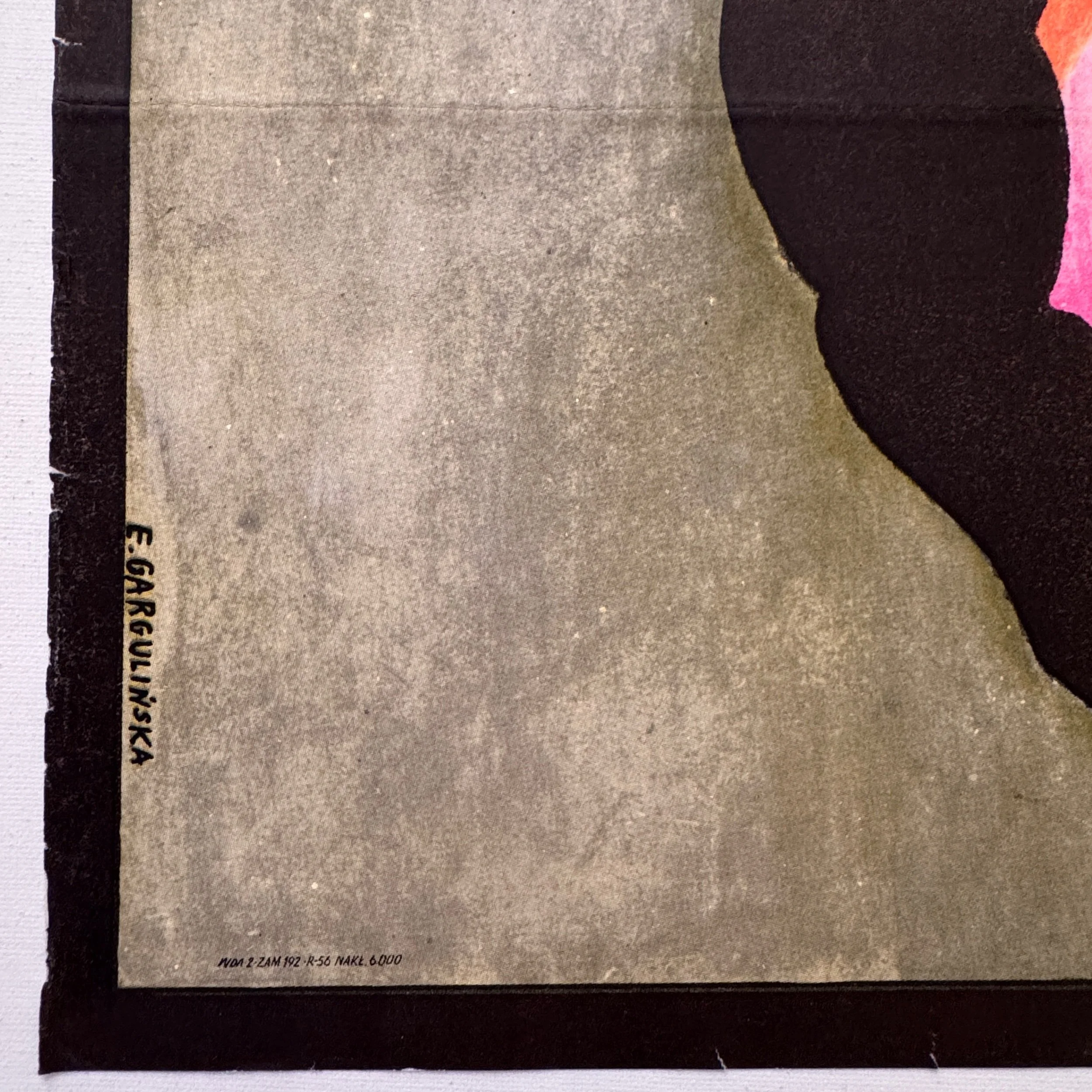 Kwiaciarka The Flower Girl Ewa Gargulinska Vintage Polish Poster 1972