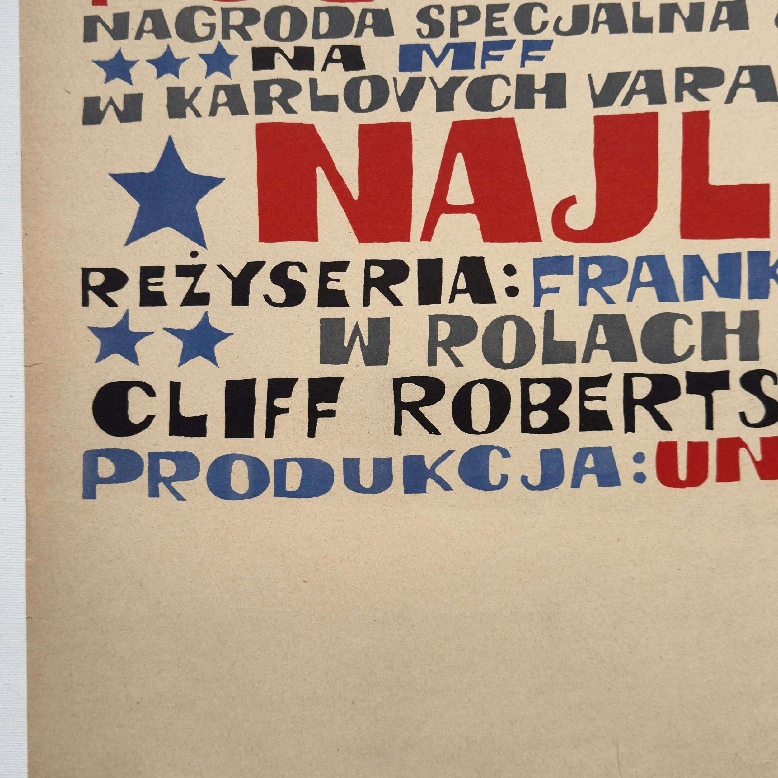 Ten Najlepszy The Best Man 1966 Vintage Polish poster by Andrzej Krajewski
