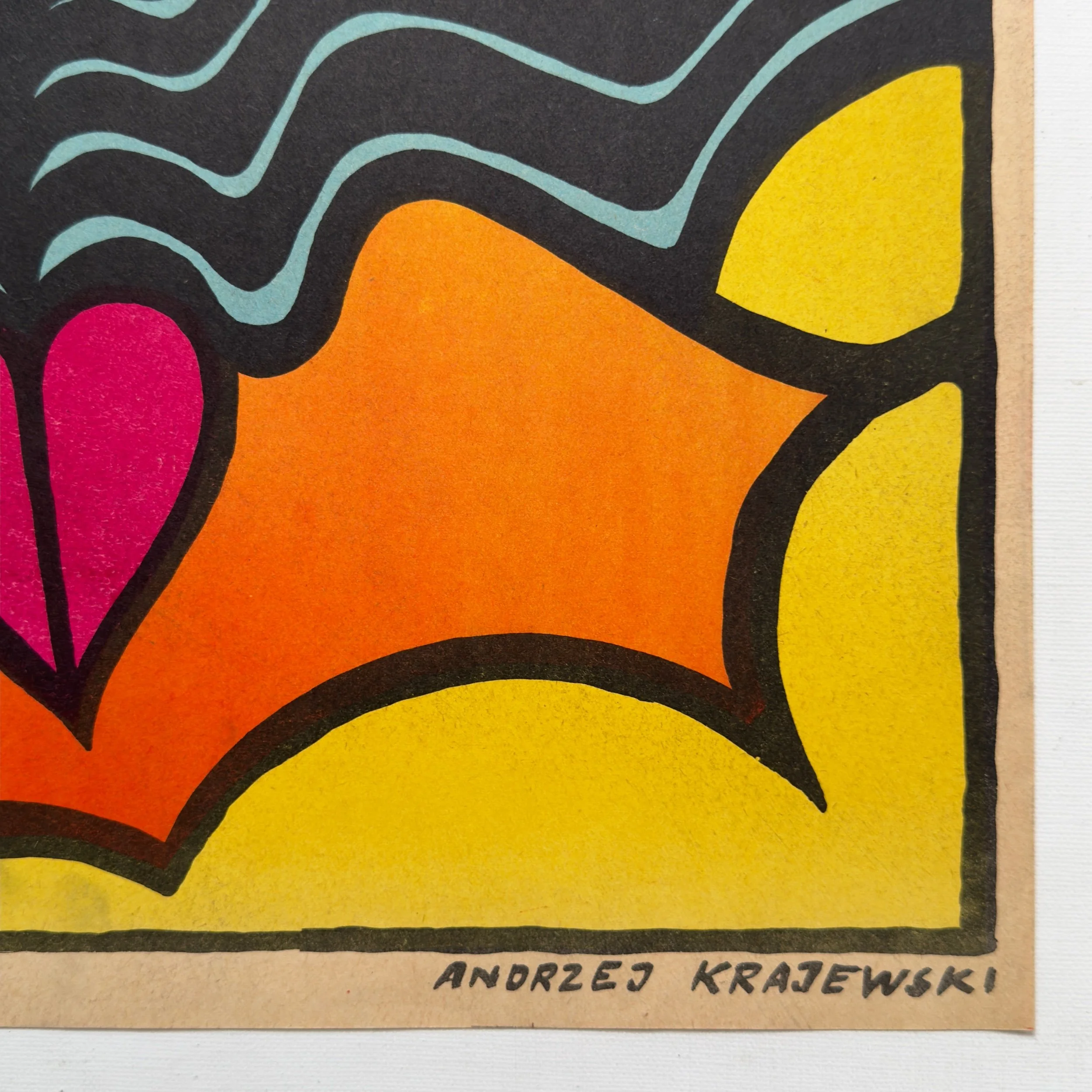 Przesun sie Kochanie Andrzej Krajewski 1967 Polish Movie Poster Move Over, Darling