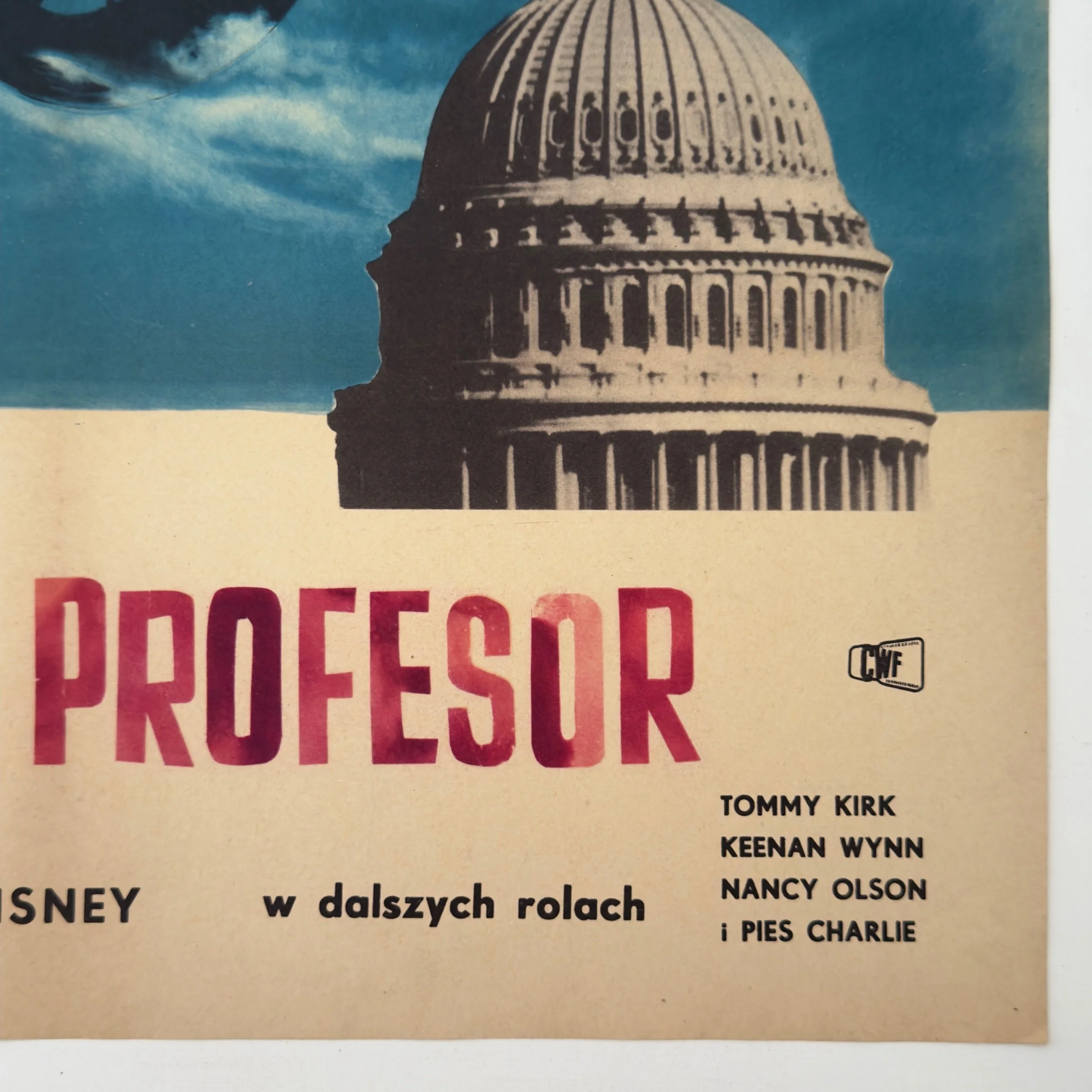 Latajacy Profesor The Absent Minded Professor Jerzy Srokowski Polish Poster 1964