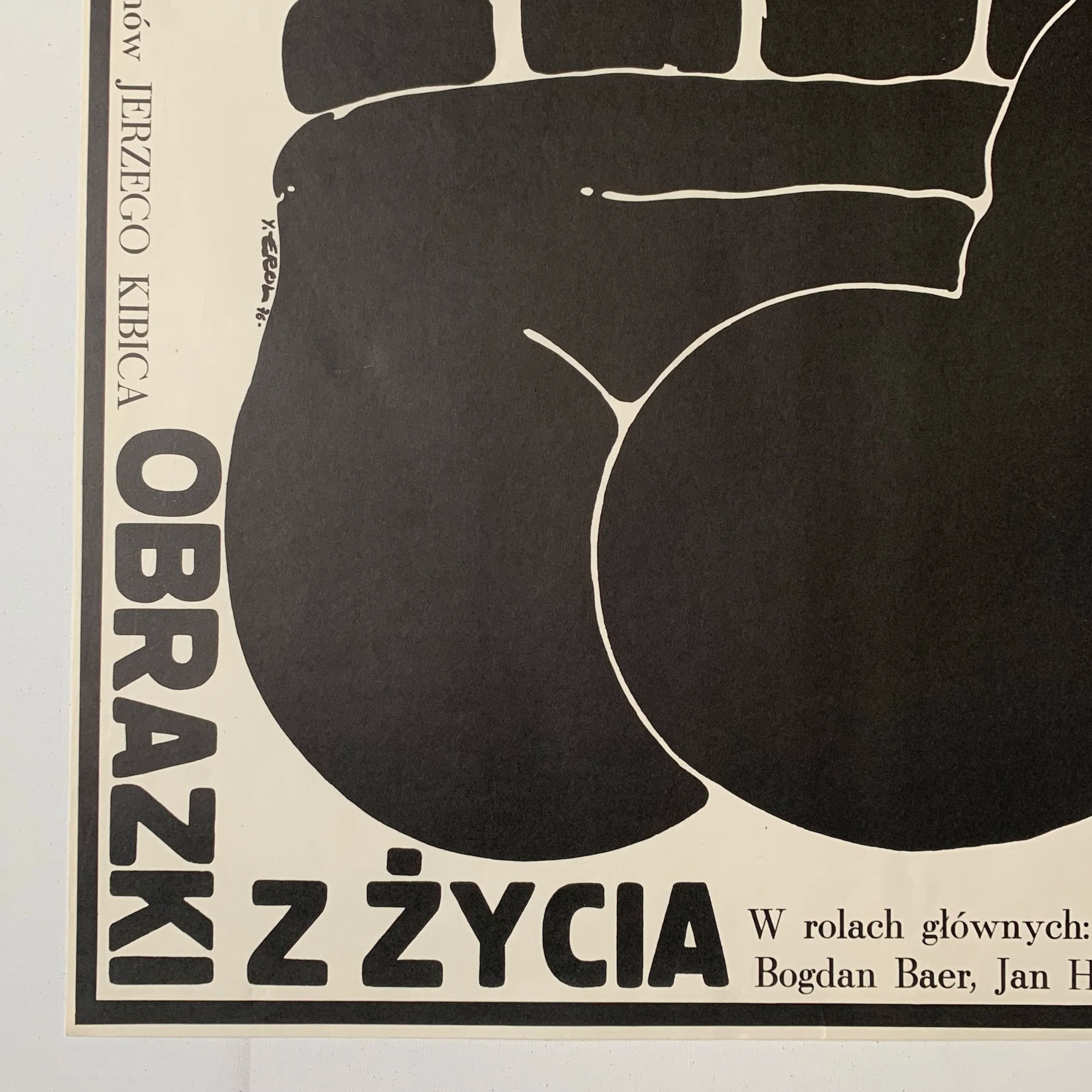 Obrazki z Zycia Life in Pictures Vintage Polish Poster by Jakub Erol