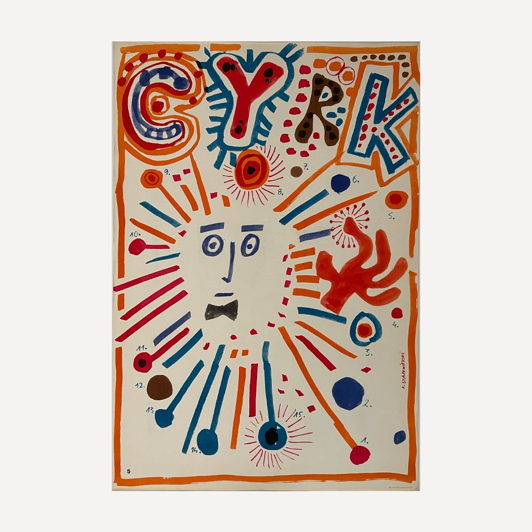Cyrk Polish Poster Franciszek Starowieyski 1966