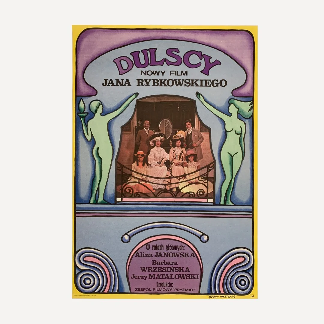 Maria Mucha Ihnatowicz Dulscy I Dulscy's Family I Vintage Film Poster I Polish School of Posters I Vintage Movie Poster