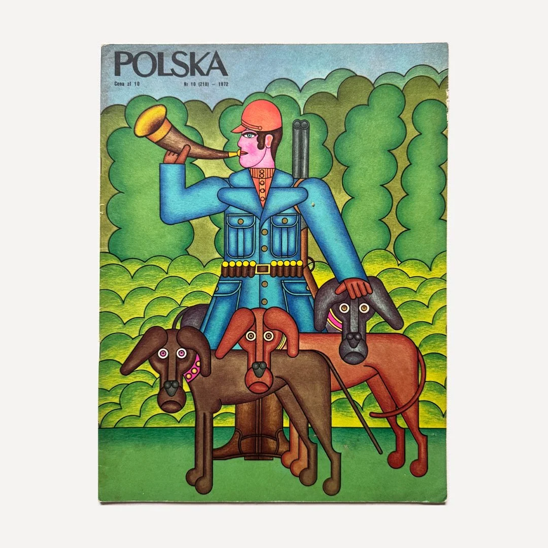 Vintage Polska Magazine Andrzej Krajewski 1972