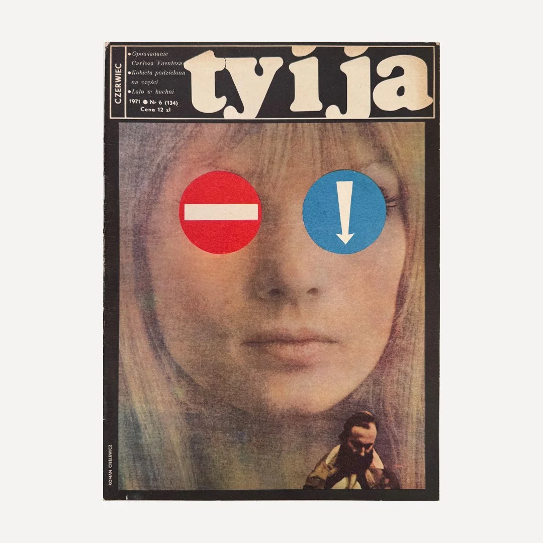 Ty i Ja roman Cieslewicz 1971 Vintage Polish Magazine Projekt 26