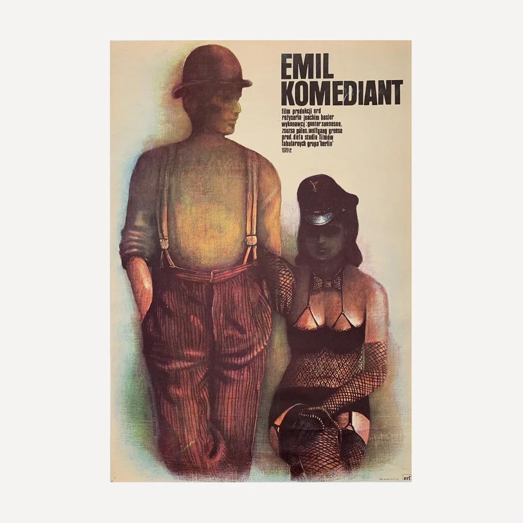 Emil Komediant Marek Ploza-Dolinski 1980 Polish Film Posters Projekt 26