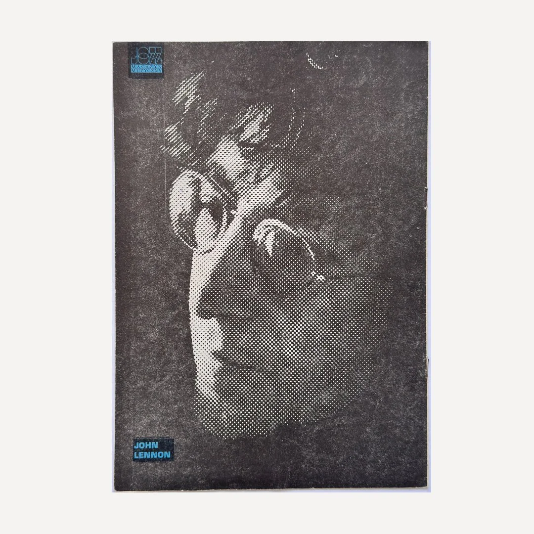 Polish Jazz Magazine from 1981 with cover featuring  John Lennon