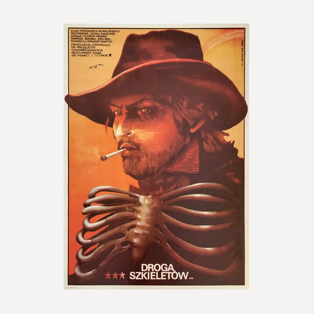 Droga Szkieletow Marek Ploza-Dolinski 1981 Polish Film Posters Projekt 26
