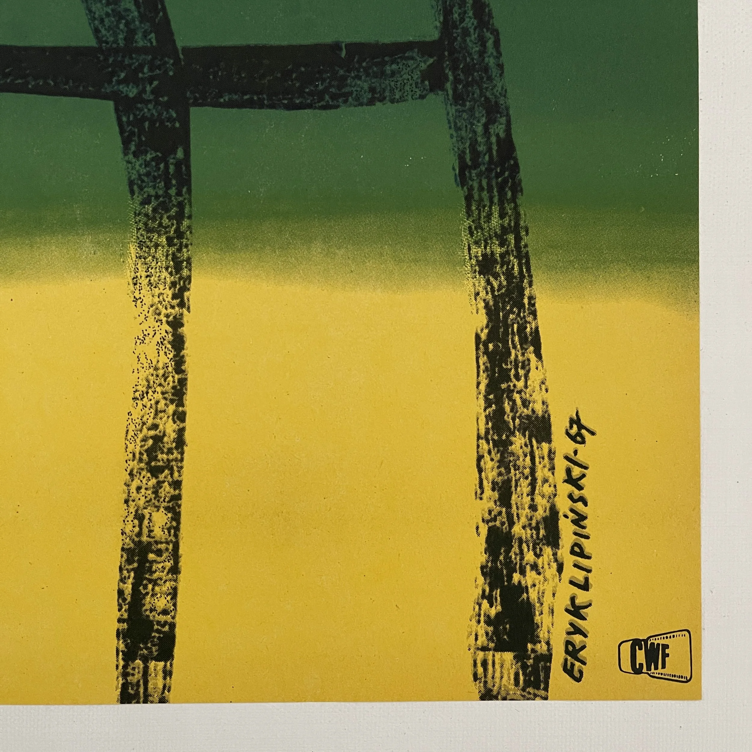 Eryk Lipinski designed this beautiful vintage Polish poster for the 1967 Polish costume film ‘Dziadek Do Orzechow (The Nutcracker) directed by Halina Bielinska.