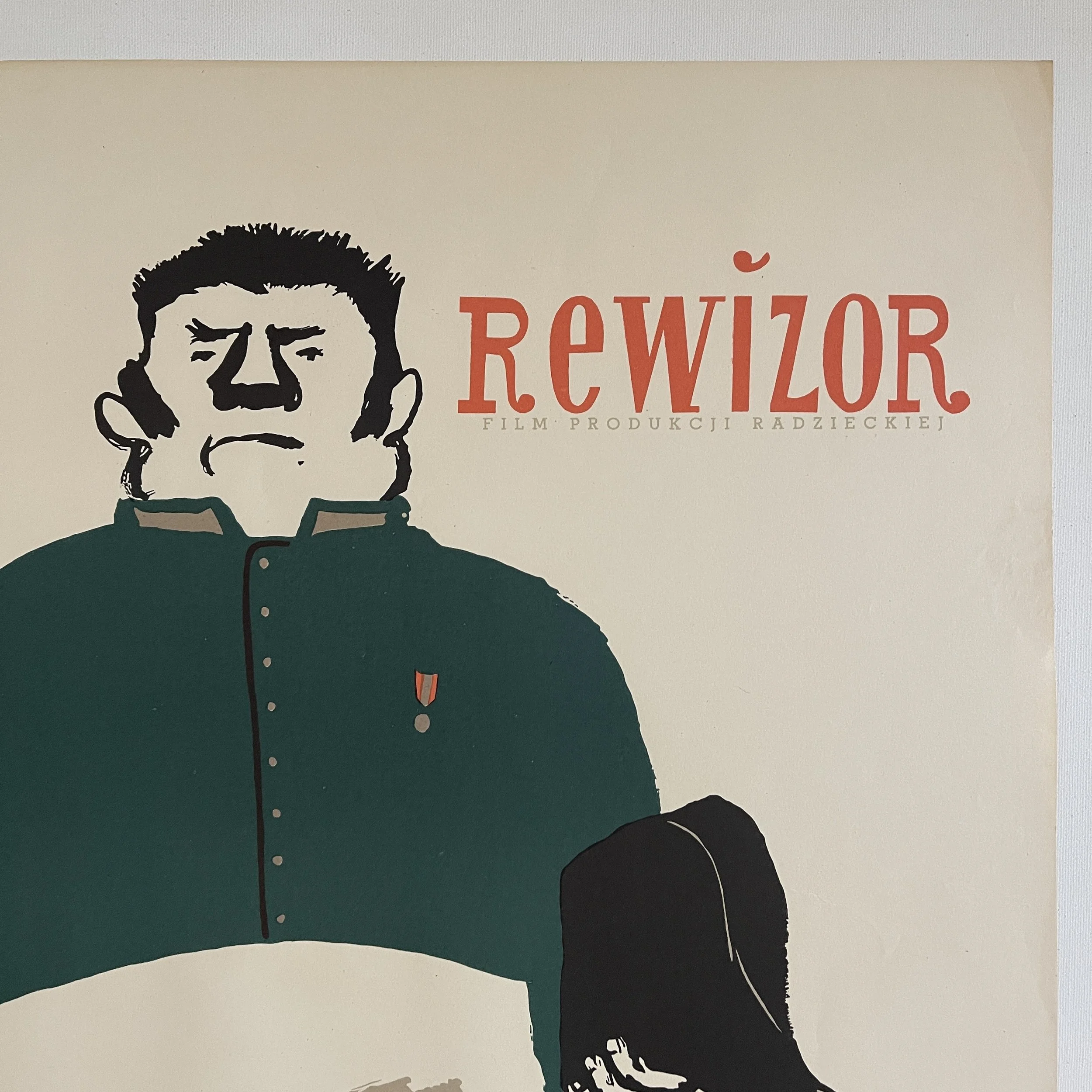 Rewizor The Inspector-General Henryk Tomaszewski Polish Film Poster 1953