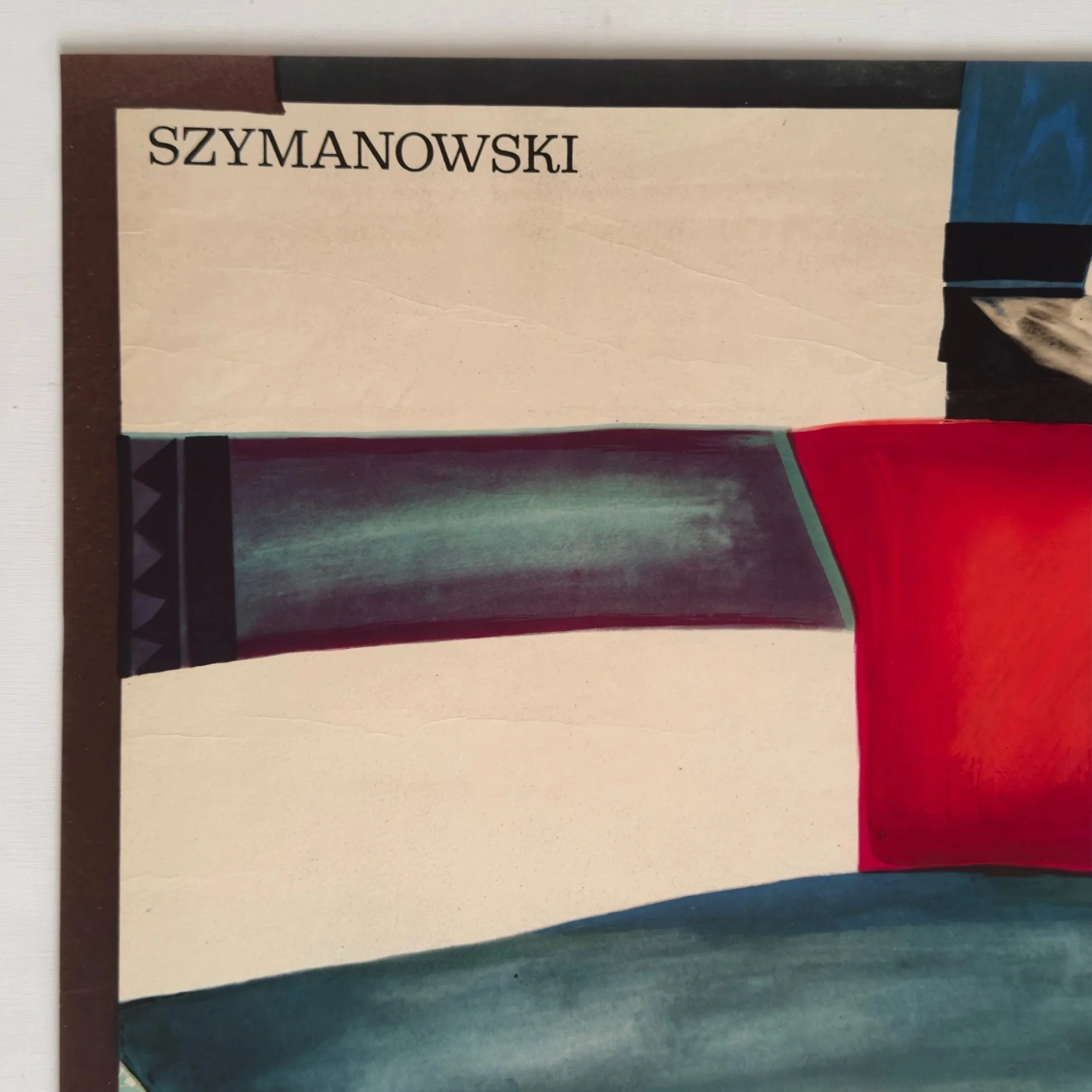 Harnasie by Roman Cieslewicz Vintage Theatre Poster from 1966