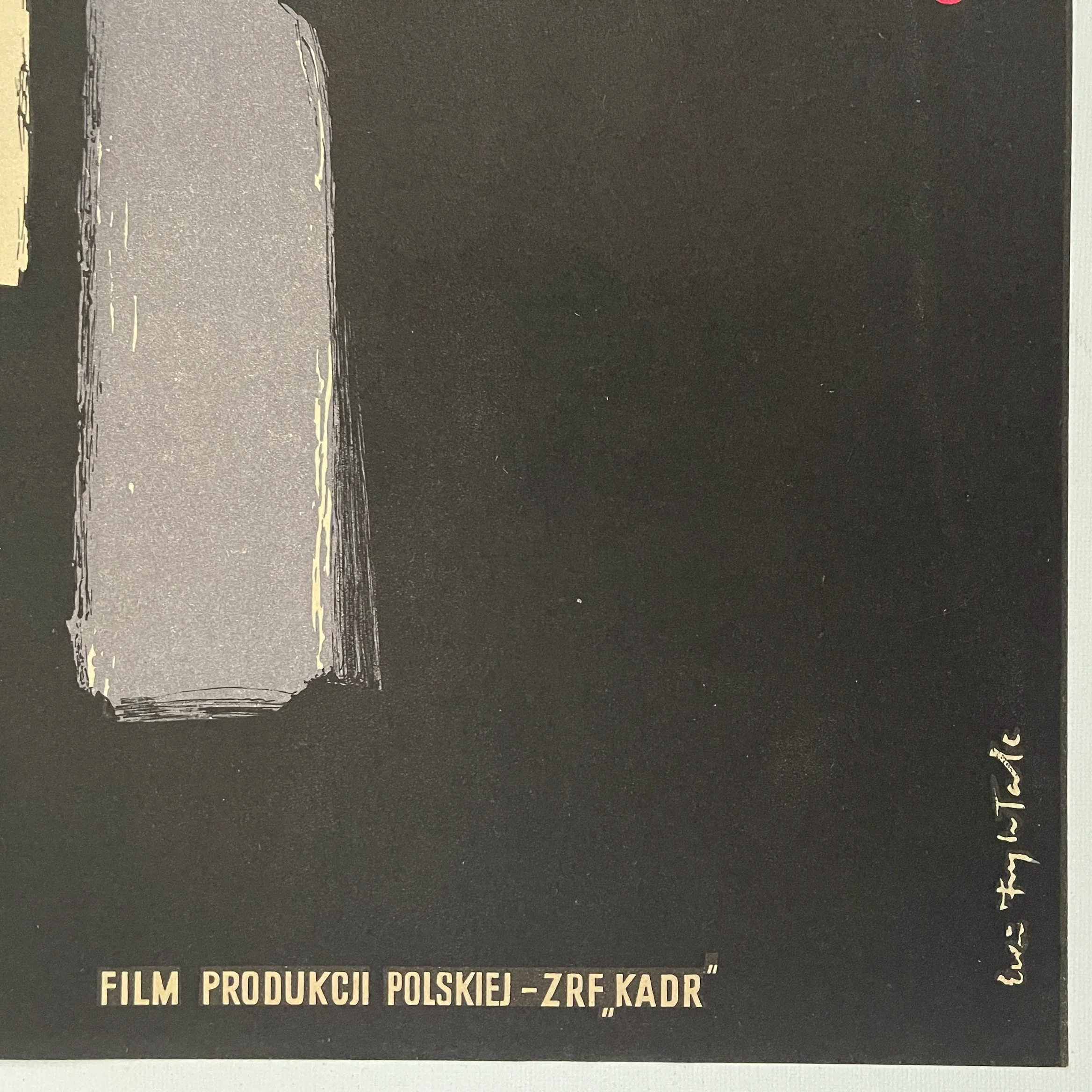 Ewa Frysztak Witkowska Szklana Gora 1960 Vintage Polish Poster The Glass Mountain