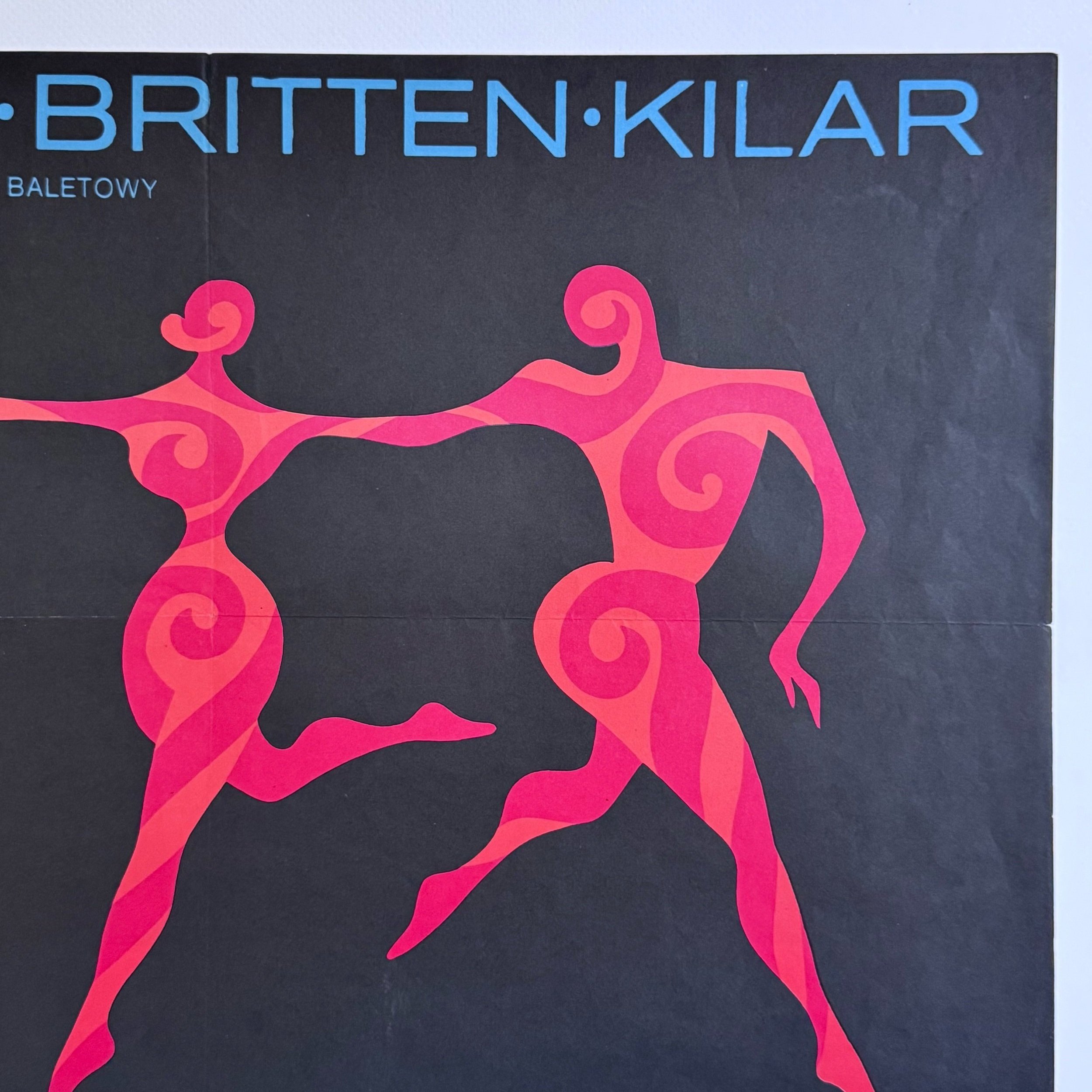 Mozart Britten Kilar Polish Poster by Hubert Hilscher 1978