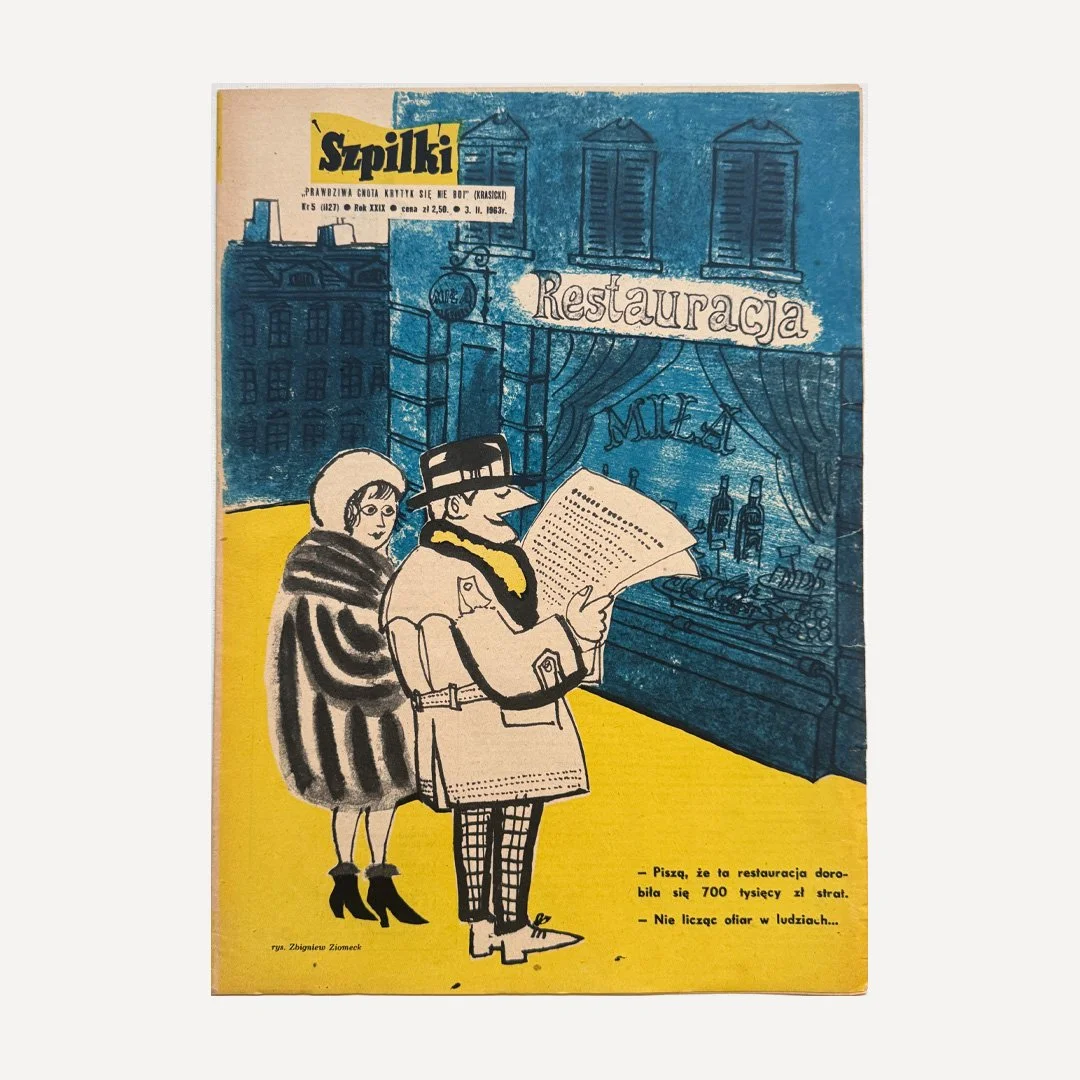 Szpilki Zbigniew Ziomeck 1963 Szpilki Polish vintage Magazine