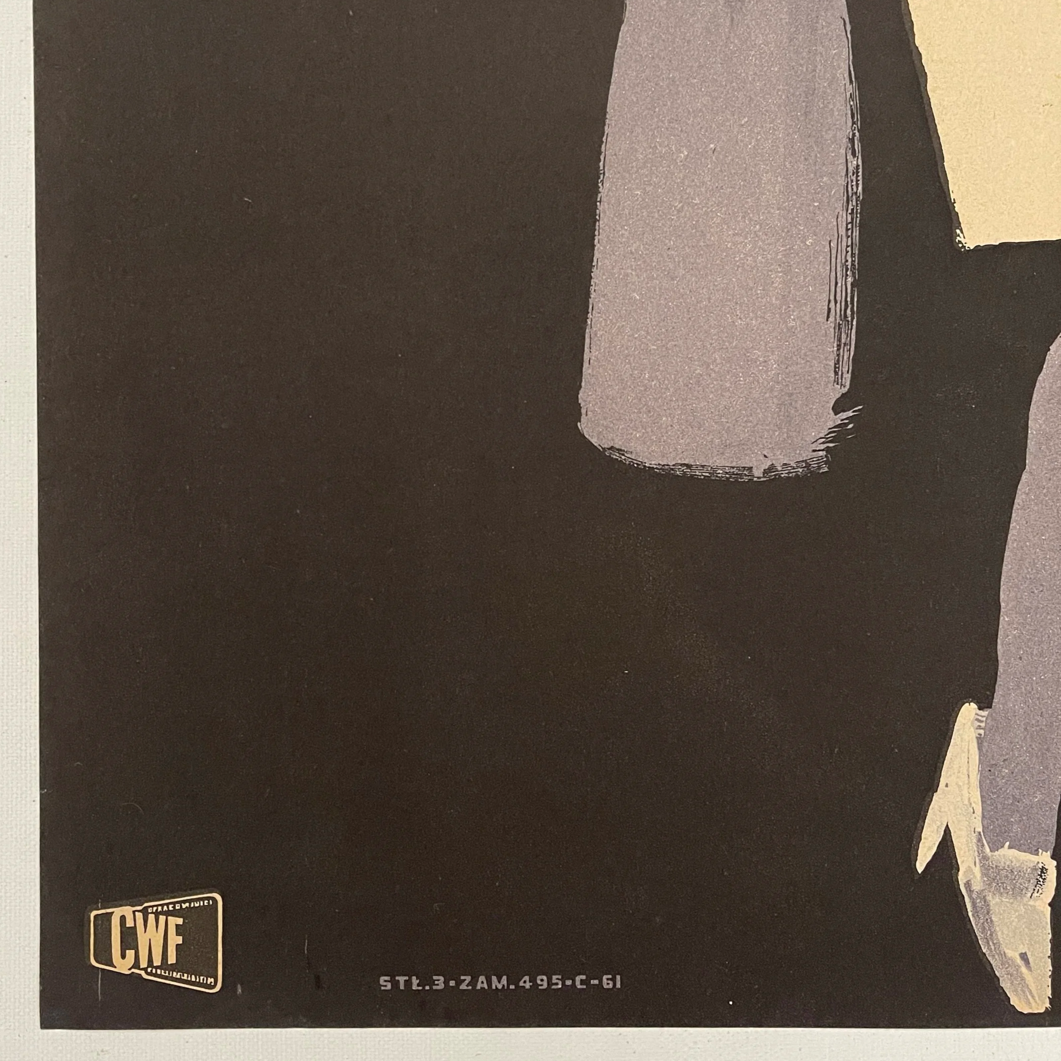 Ewa Frysztak Witkowska Szklana Gora 1960 Vintage Polish Poster The Glass Mountain