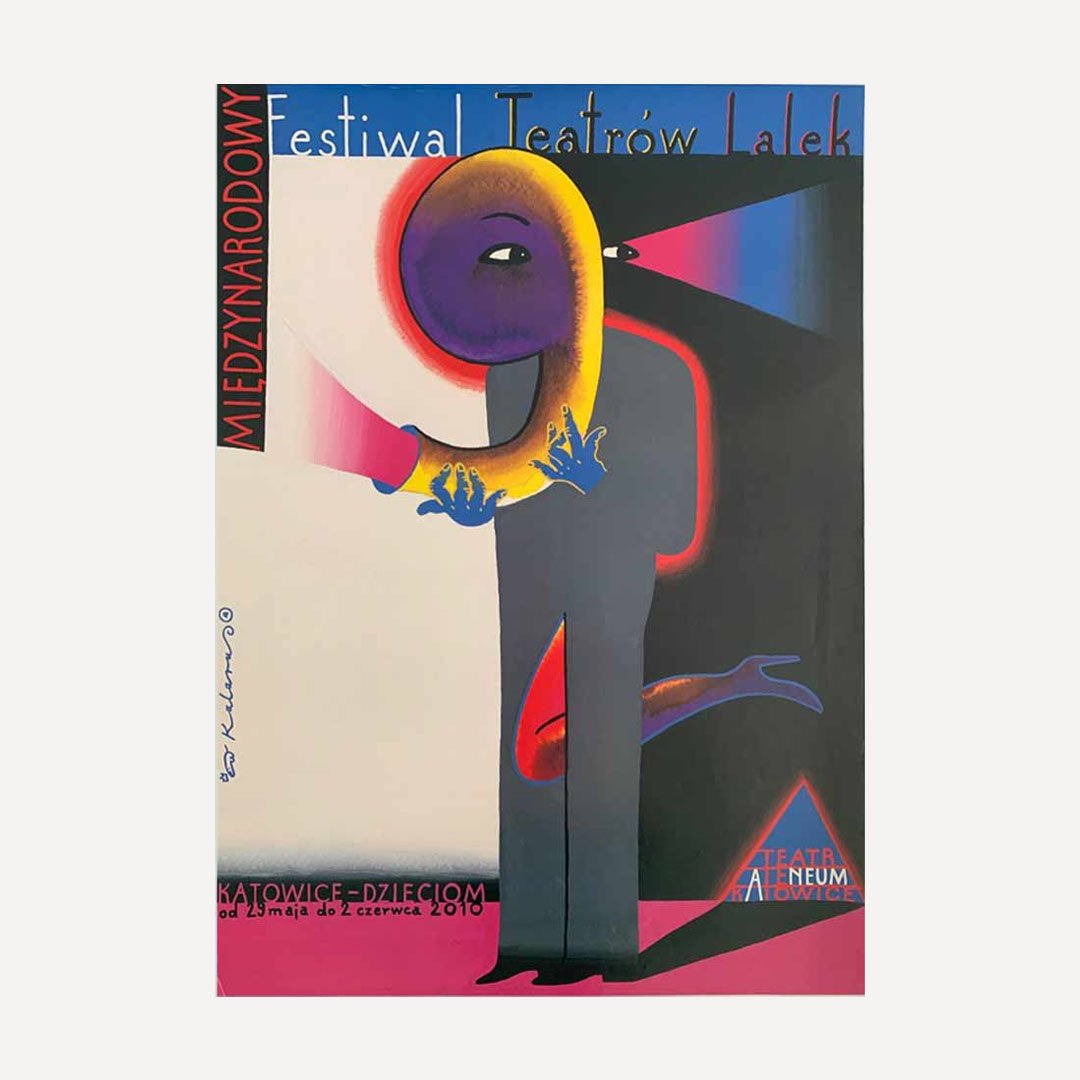 Festiwal Teatrow Lalek Roman Kalarus 2010 Polish Poster