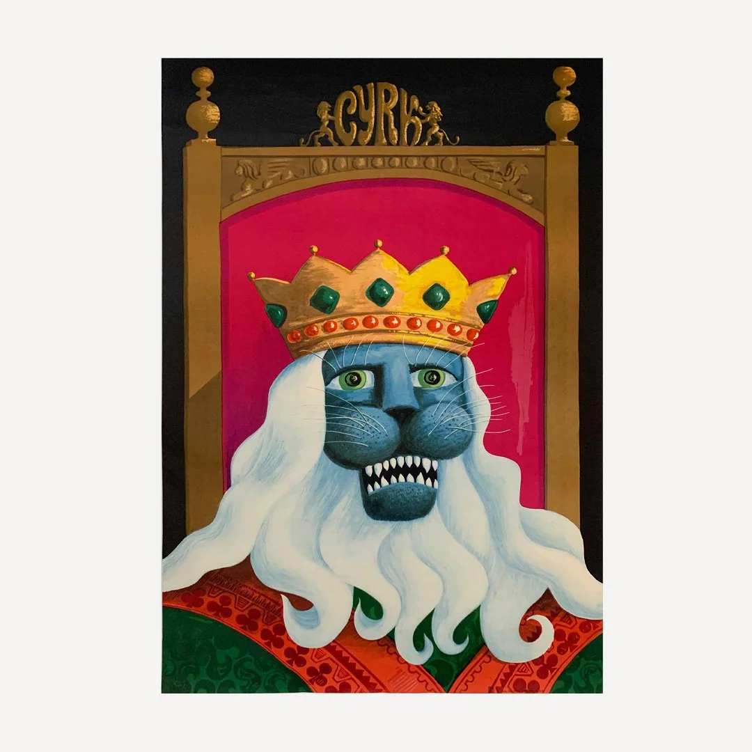 Hilscher, Hubert | 1975 | Circus Lion King on a Throne