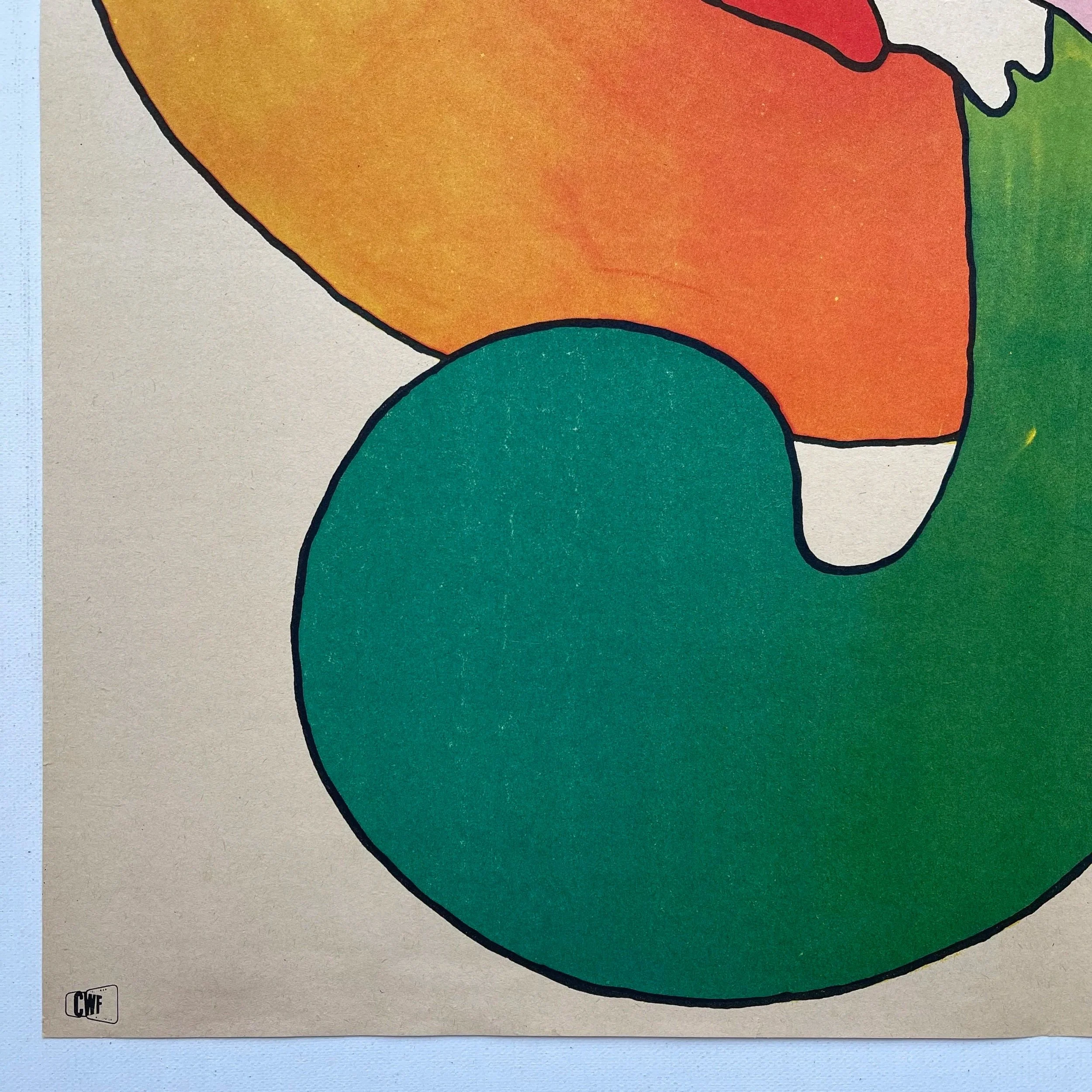 Uciekaj i Daj sie Zlapac Maciej Zbikowski Polish Film Poster Run Away and Get Caught 1972