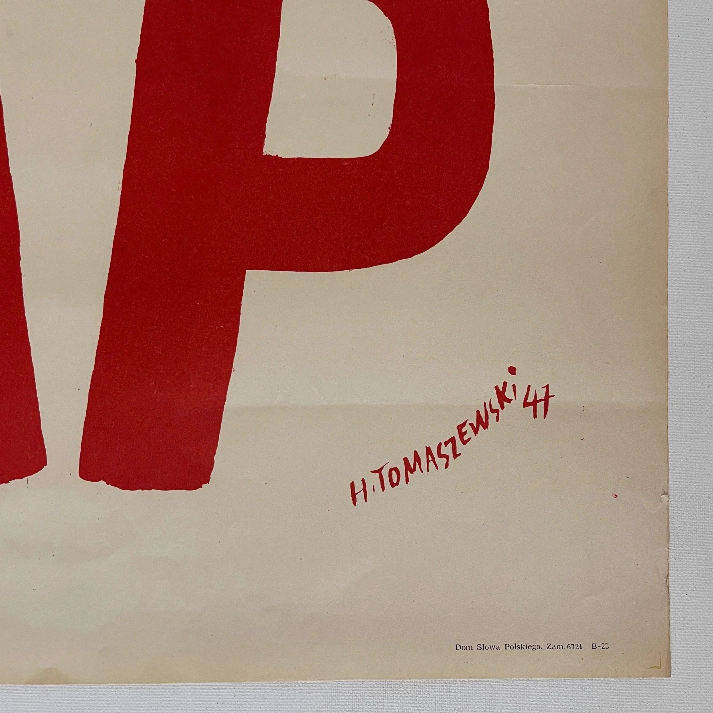 Laurel and Hardy: Saps at Sea Polish Film Poster Flip i Flap Wilki Morskie by Henryk Tomaszewski 1957