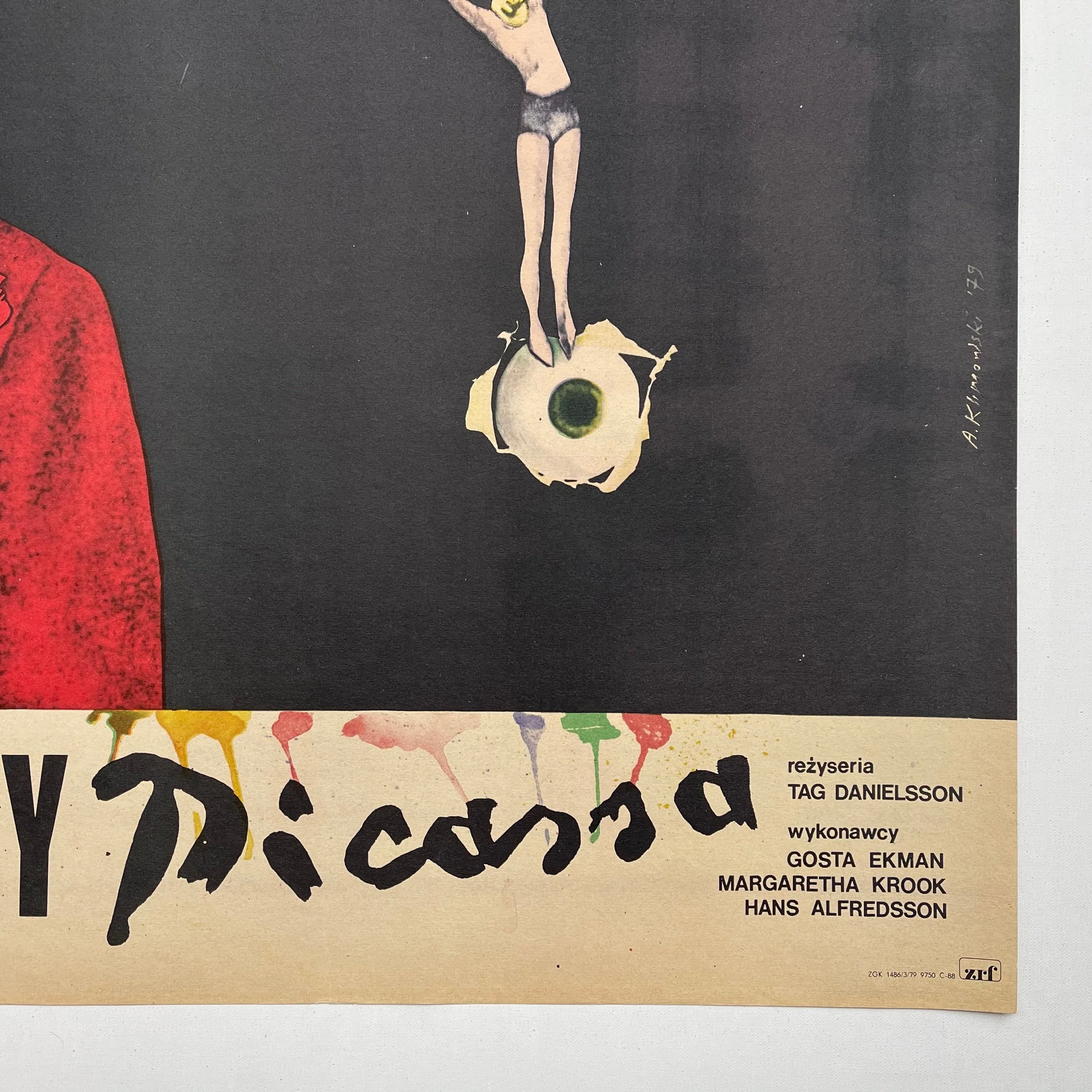 Przygody Picassa Andrzej Klimowski The Adventures of Picasso Polish Film Poster 1979