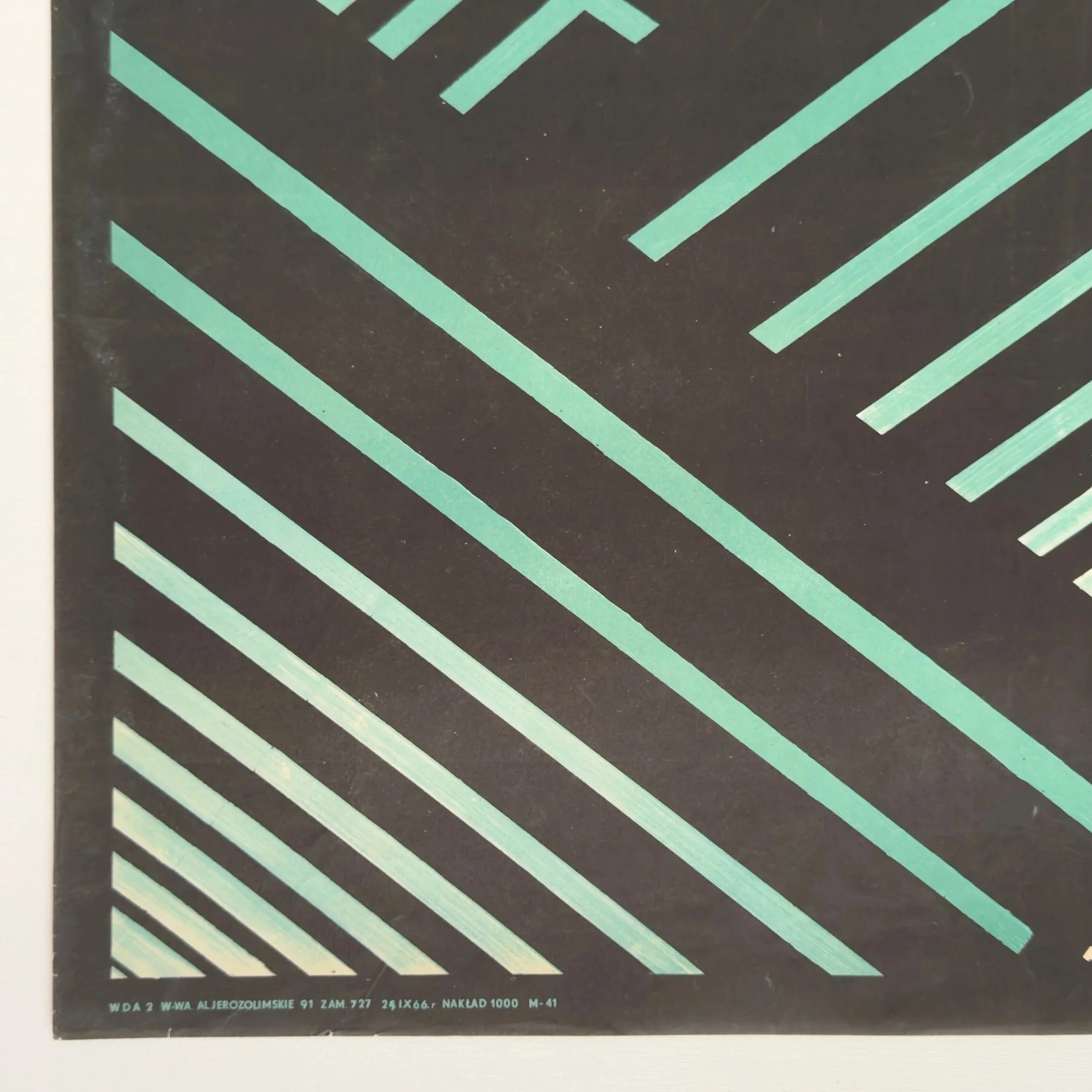 Harnasie by Roman Cieslewicz Vintage Theatre Poster from 1966