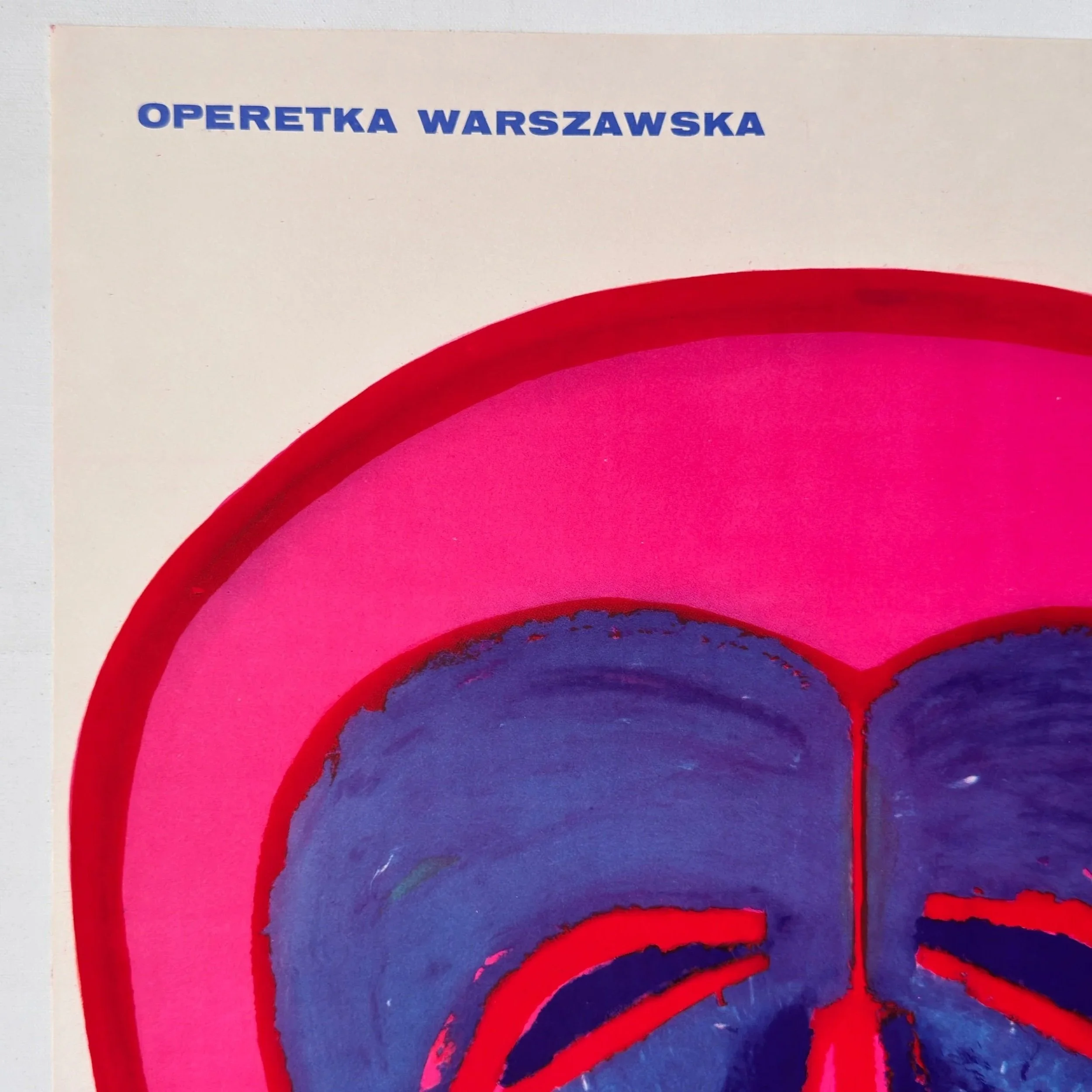 Tam Tam There There Anna Kozniewska 1967 Vintage Polish Poster
