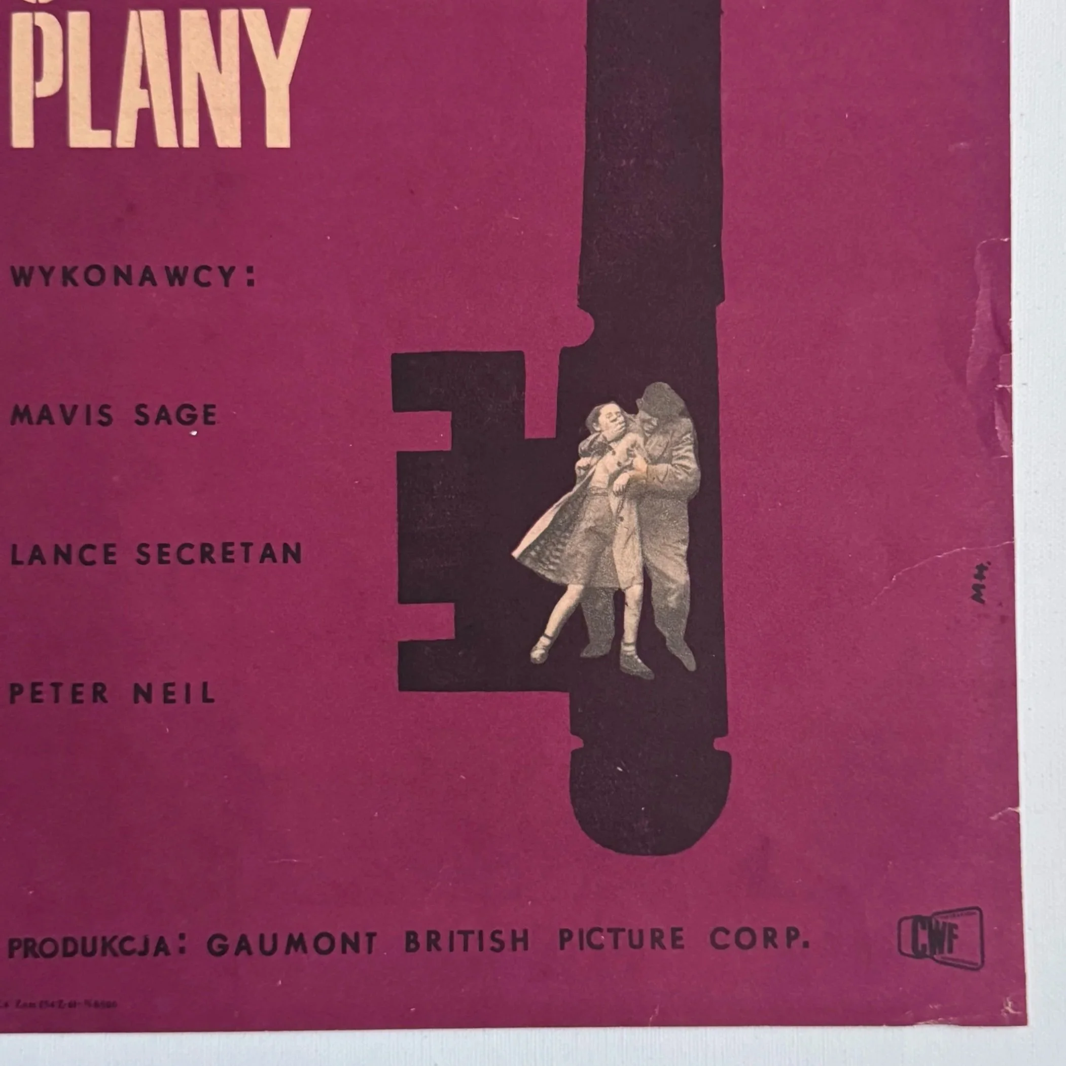 Skradzione Plany Polish Film Poster by Maciej Hibner The Stolen Plans 1952