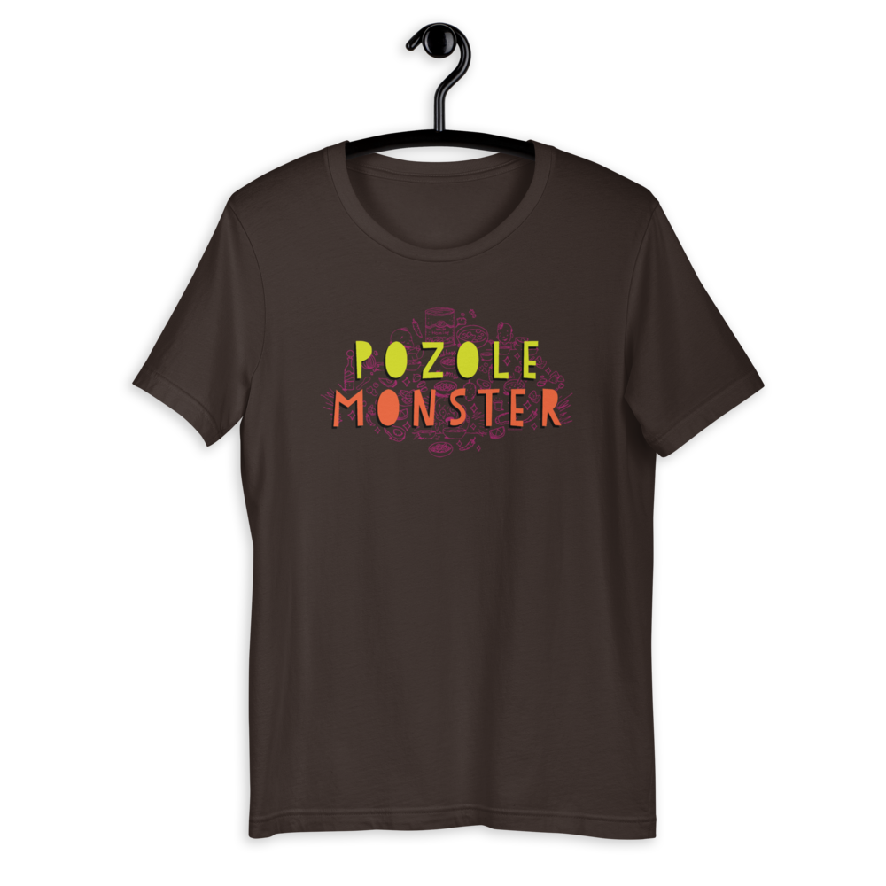 pozole-monster-01_printfile_front_mockup_Front_On-Hanger_Brown.png