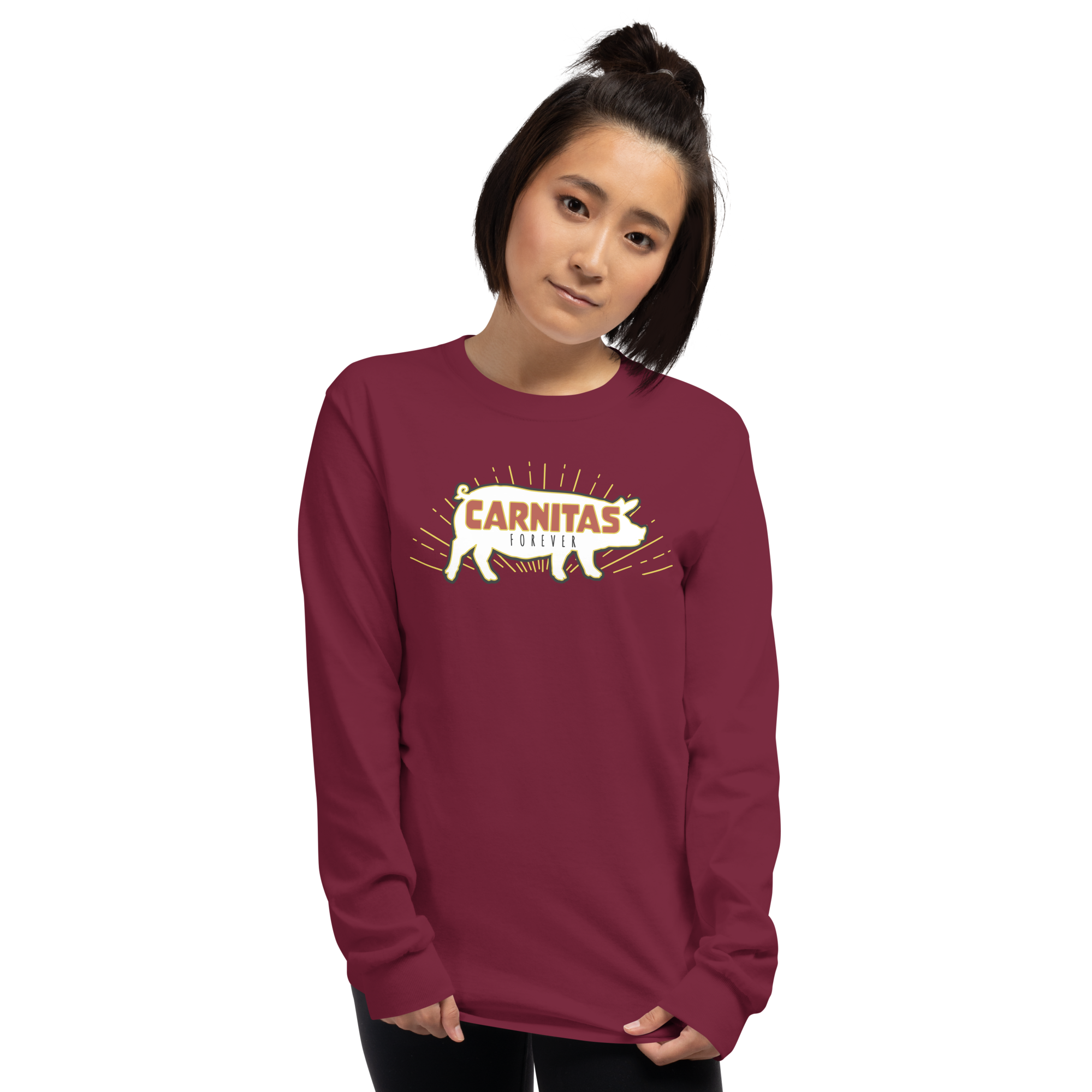 mens-long-sleeve-shirt-maroon-front-638517e10b86e.png