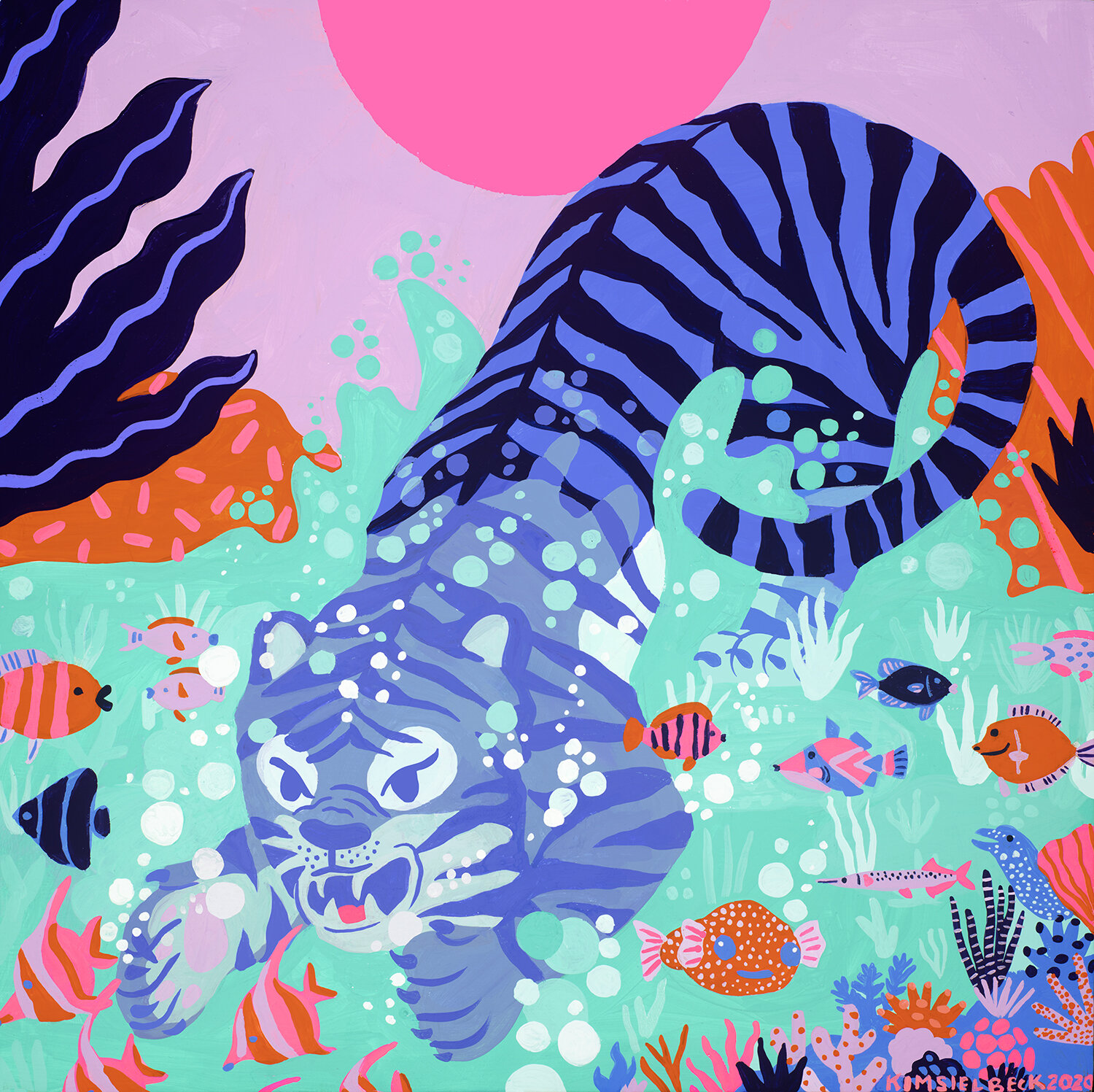 Blue Tiger Series — Kim Sielbeck