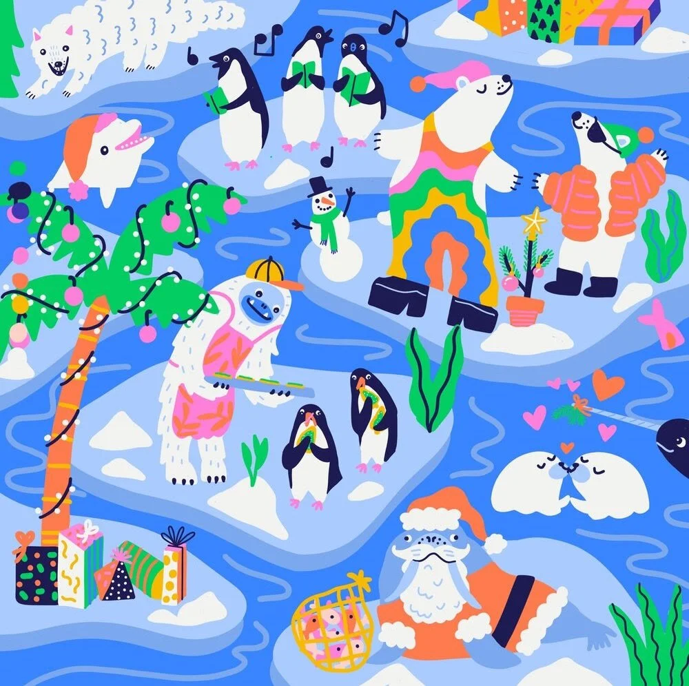 Happy Holidays!

Some art from a few holidays ago 💙