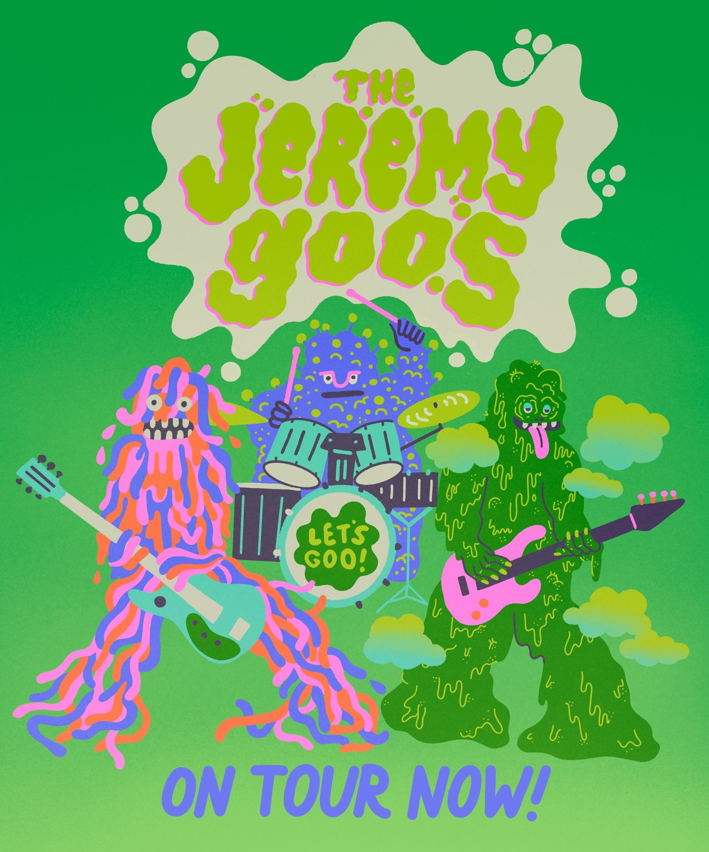 Punk&rsquo;s not dead, it&rsquo;s just got a cold 🤢 

I used to call germs &ldquo;Jeremy goos&rdquo; when I was a kid, decided it would be a fun band name and went from there. 

Look out because they&rsquo;re on tour now, coming to your immune syste