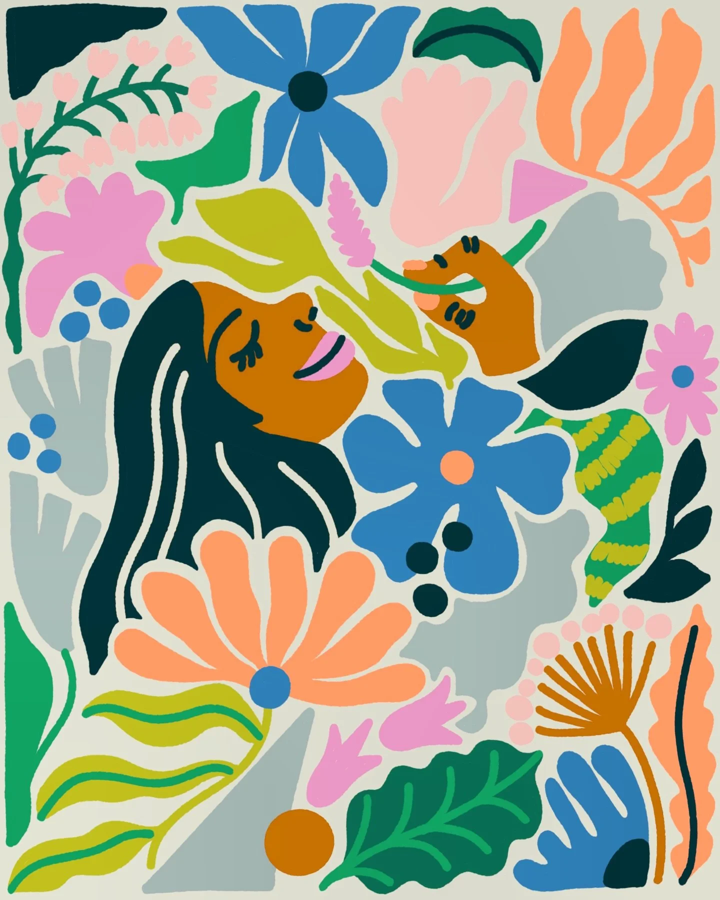 Doodling around with a light, bouncy, spring palette 

Posted some cancer updates in my stories earlier, they&rsquo;ll be saved in my highlights if you miss them under &ldquo;cancer diaries,&rdquo; which I&rsquo;ll add to periodically. It felt heavy 