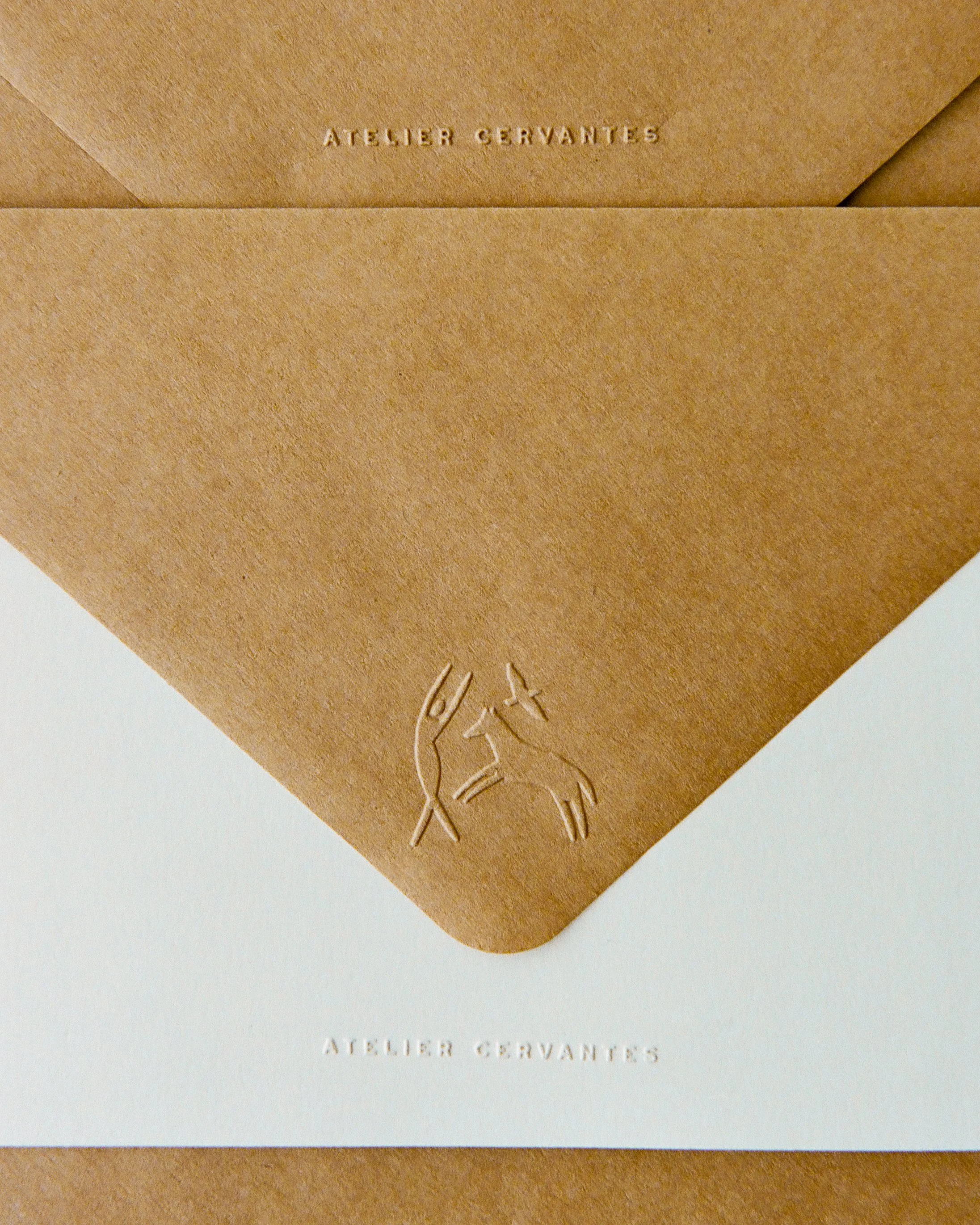 Brand Identity for Atelier Cervantes, designed at Savvy Studio. Photo by Clément Pascal