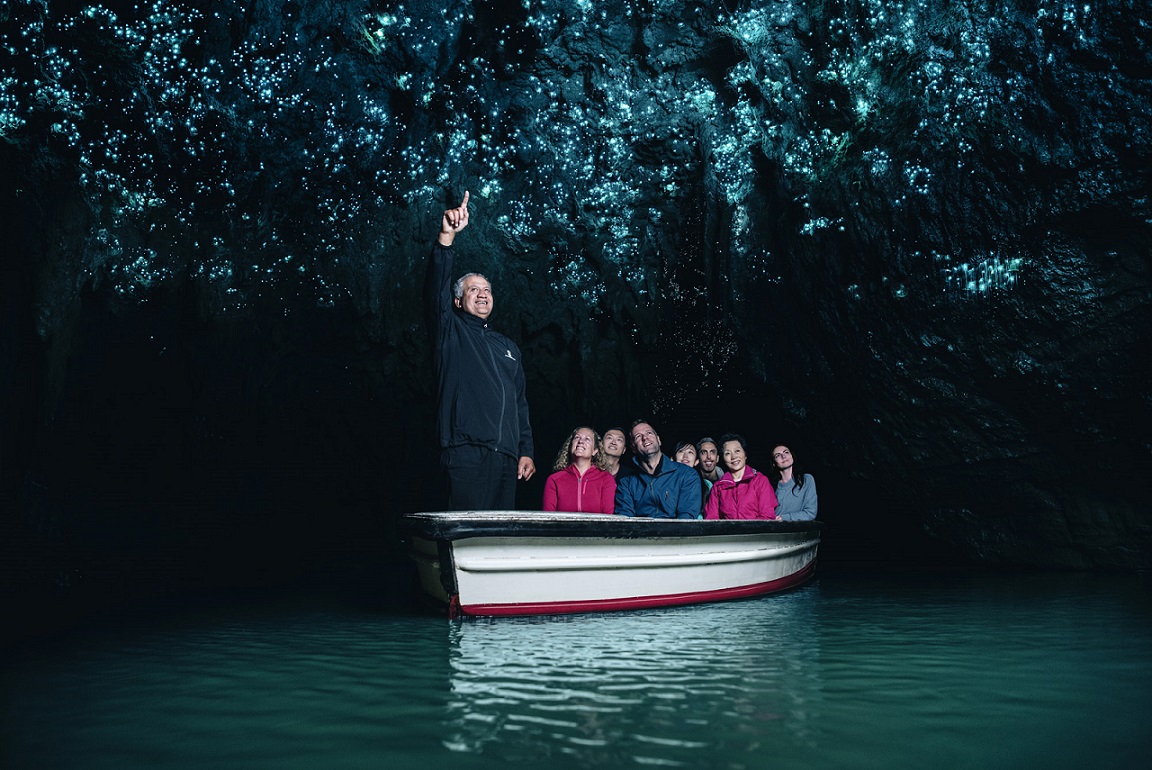 Waitomo Caves boat.jpg