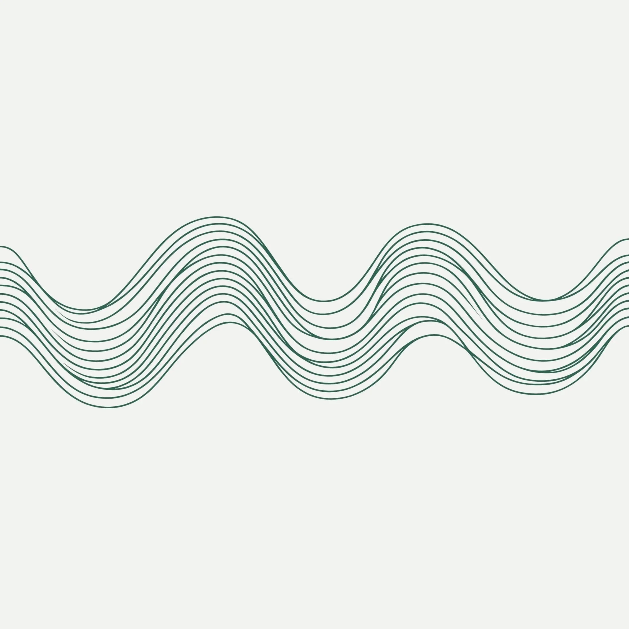 Abstract image of multiple wavy black lines on a light background