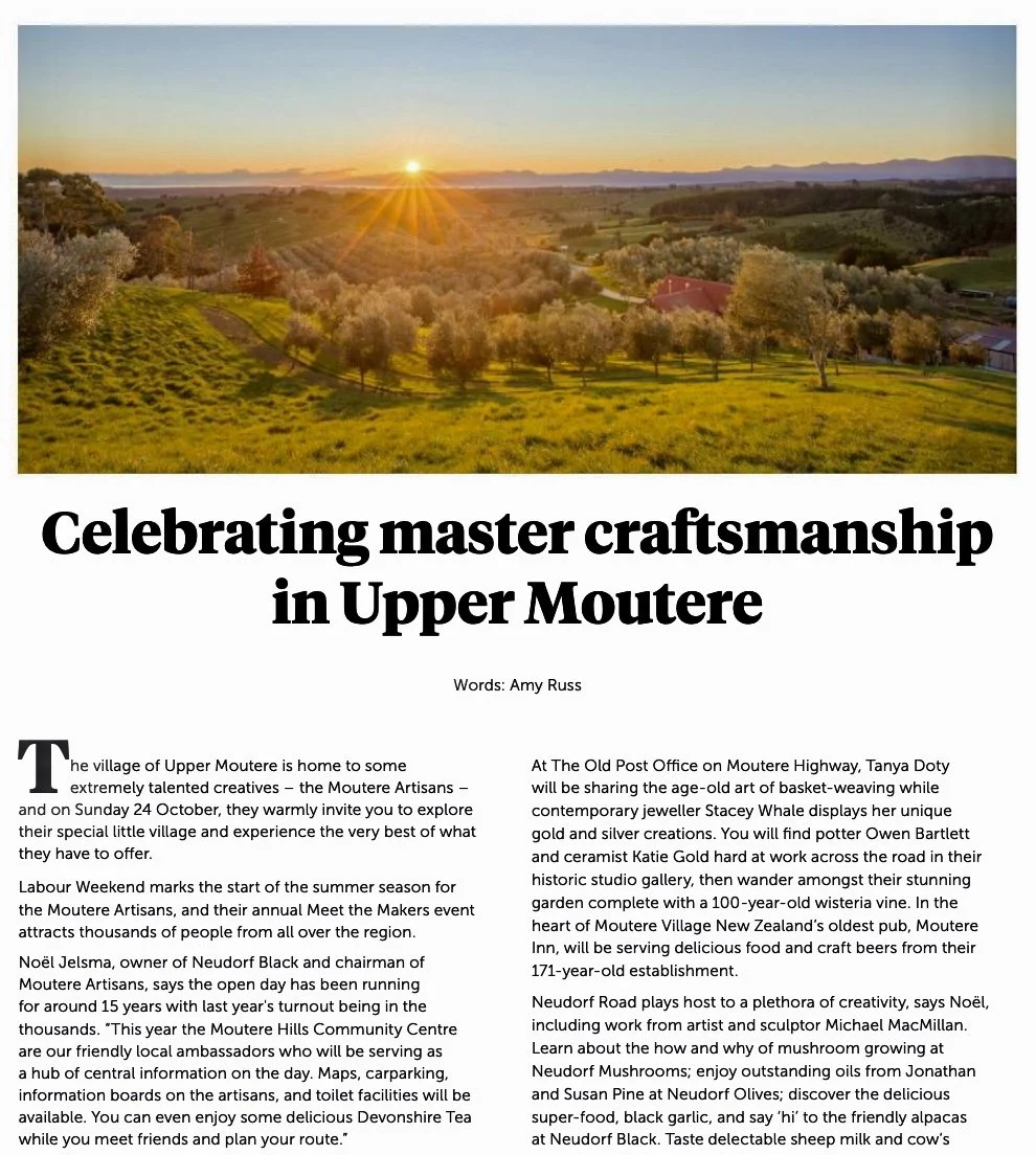 Nelson Magazine: Celebrating Master Craftmanship in Upper Moutere