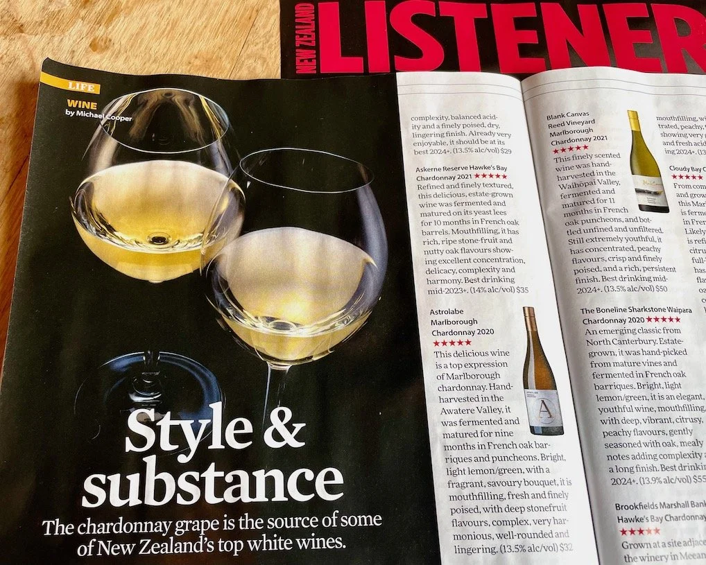 NZ Listener: NZ's Top 30 Chardonnays