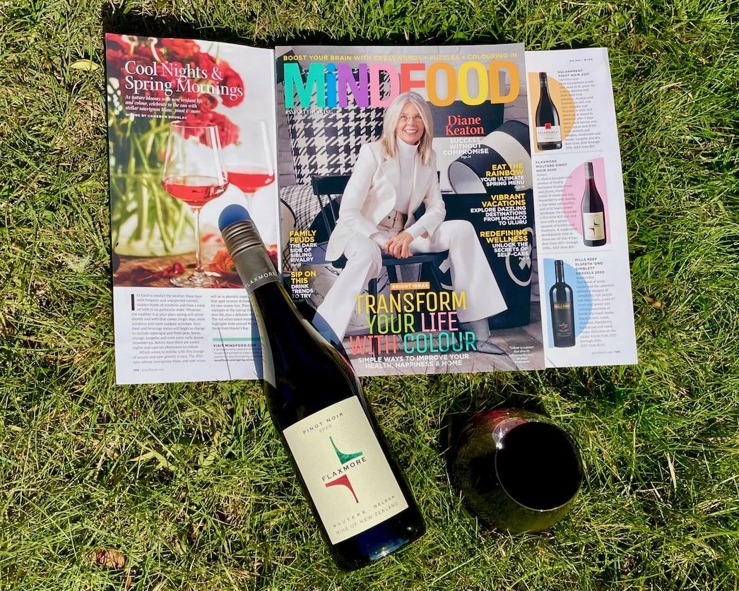 Mindfood Magazine: NZ Pinot Noir highlights include Flaxmore 2020