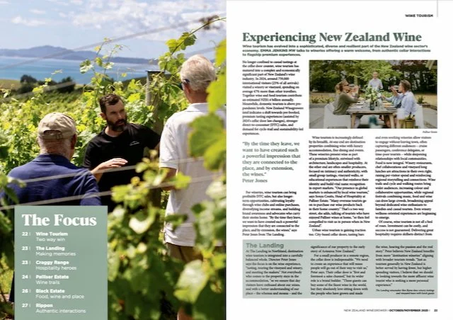 NZ Winegrower Magazine: Wine Tourism
