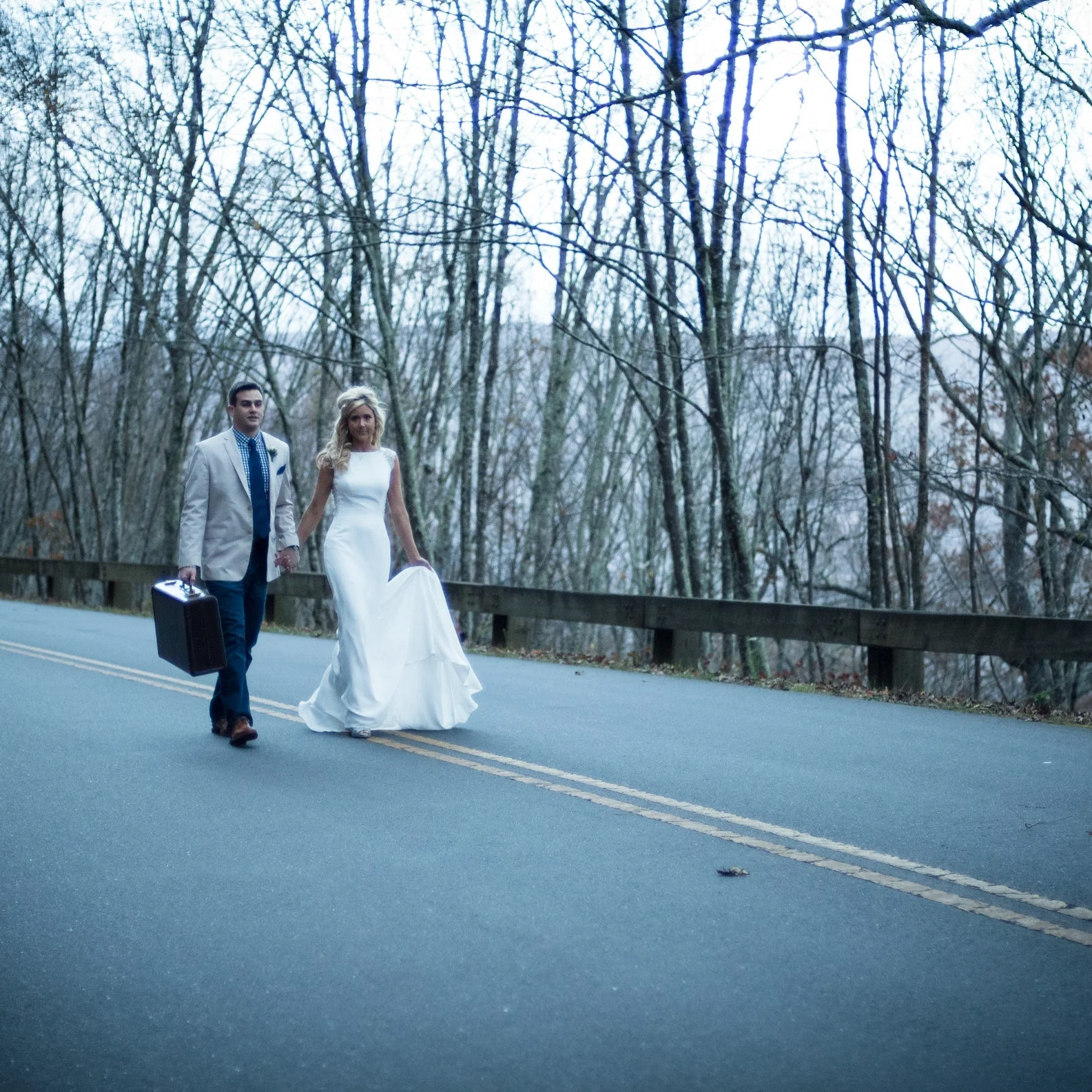 Blue Ridge Parkway Bridal Session - Sara + Ian