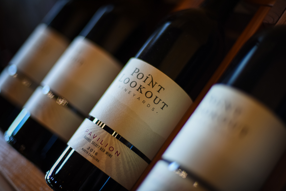 Point Lookout Vineyards wine bottles