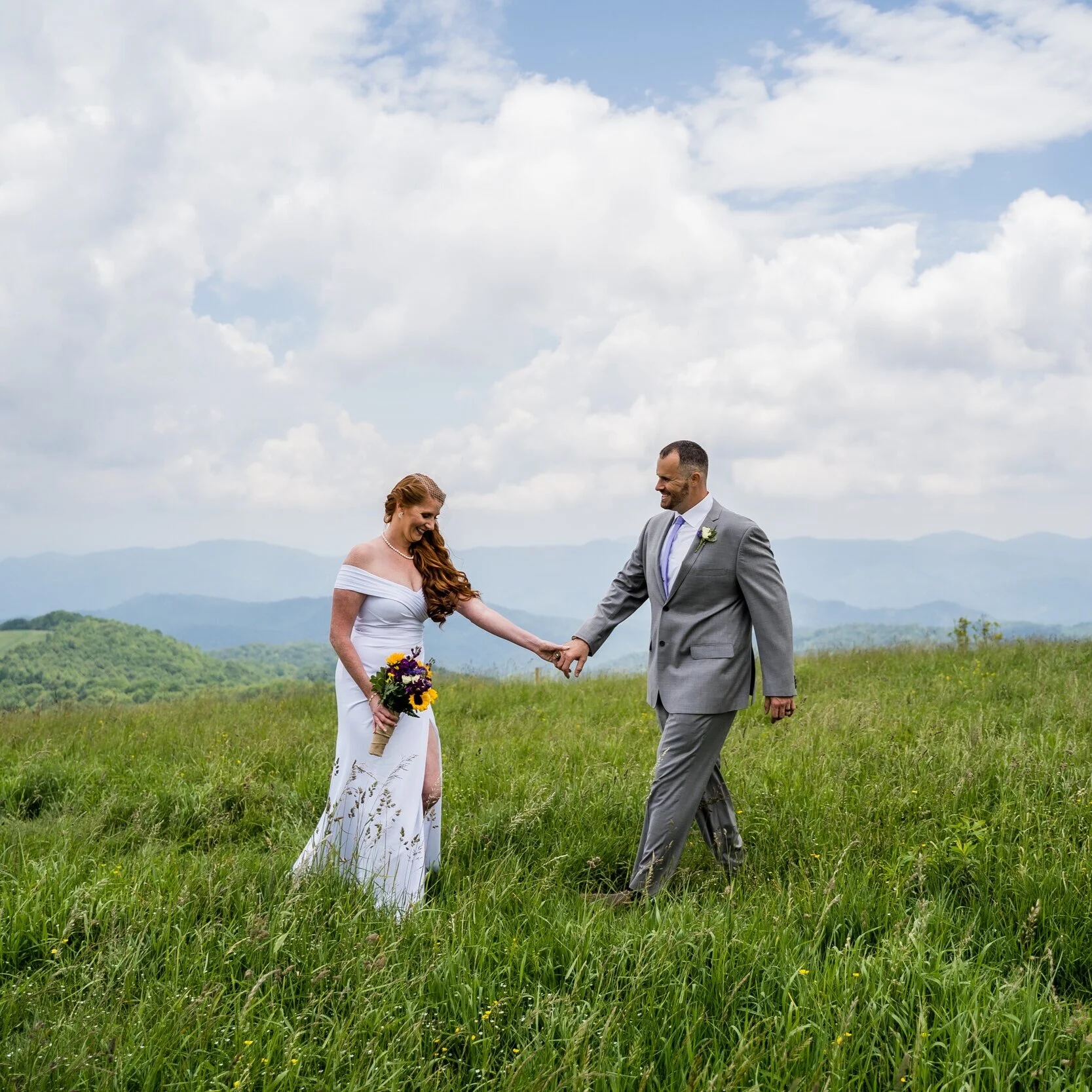 Max Patch Elopement | Asheville Elopement - Alliana + Jonathan