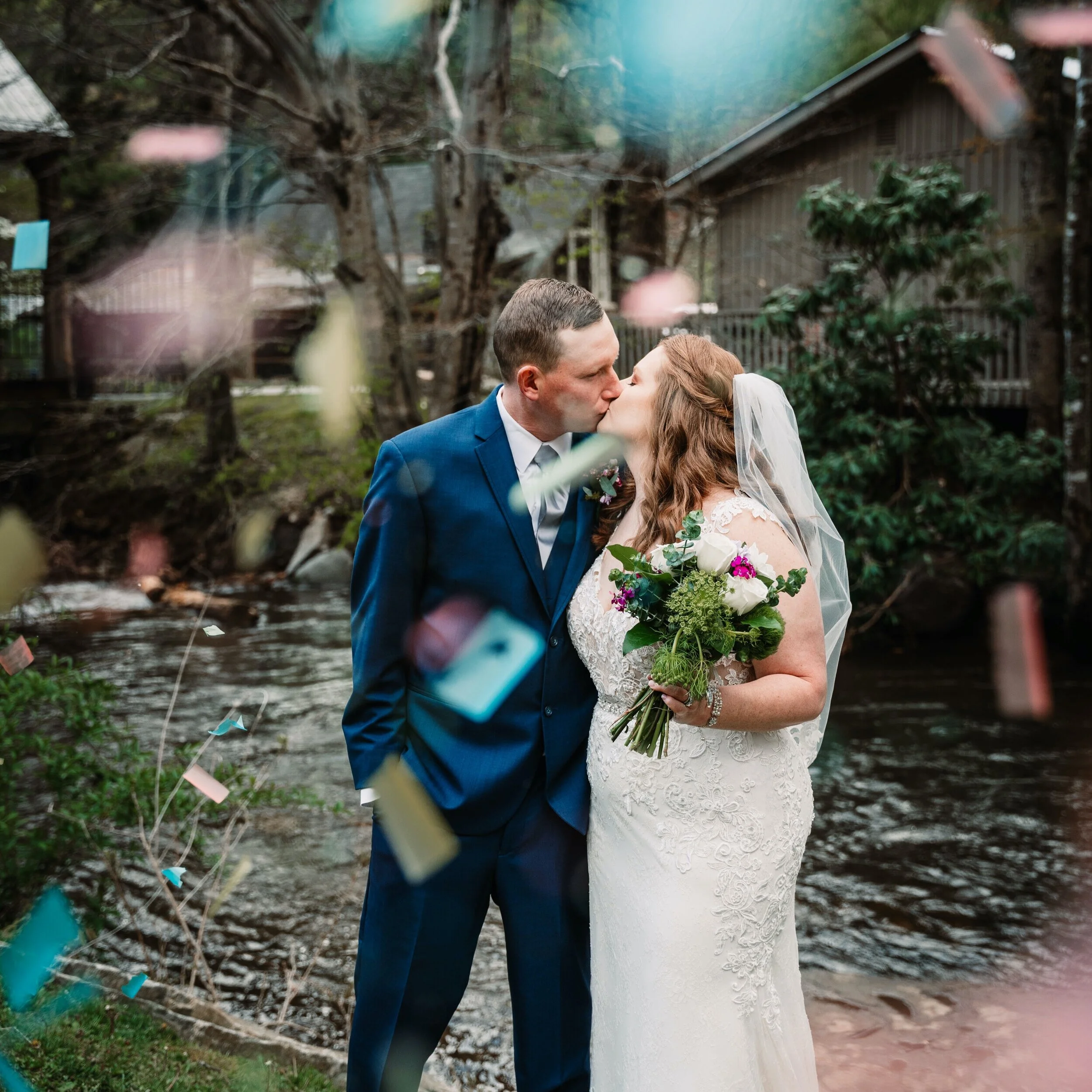 Spring Wedding at The Willow House in Maggie Valley, NC | Hannah + Josh